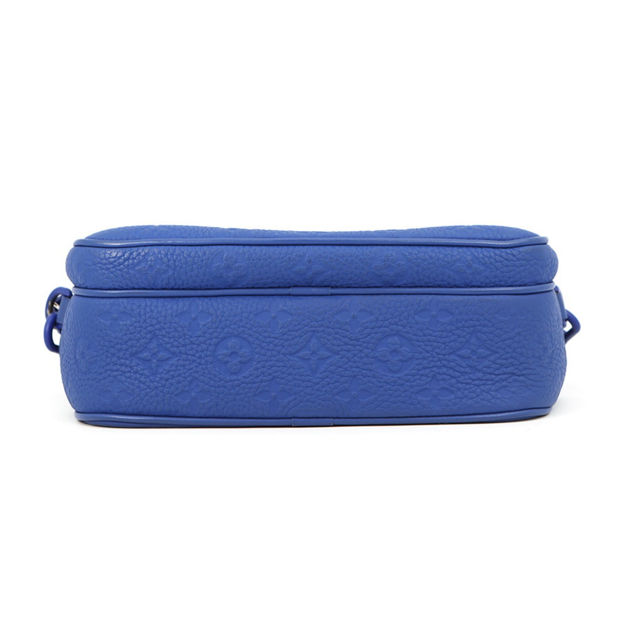 Louis Vuitton Blue Monogram Monogram Handbag Shoulder Bag (Pre-Owned)
