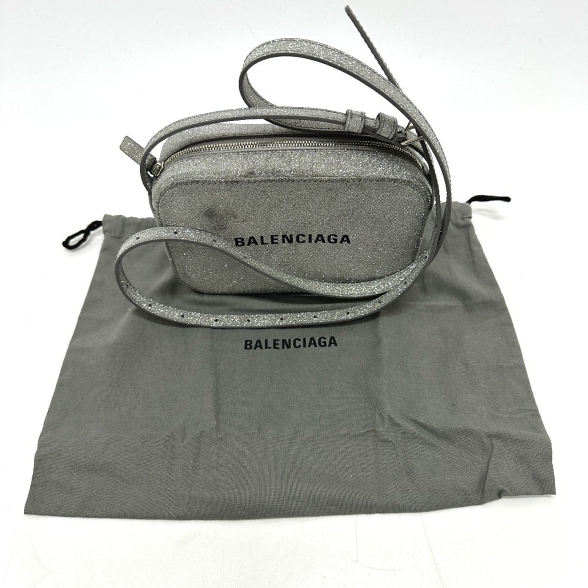 Balenciaga Silver Leather Shoulder Bag (Pre-Owned)
