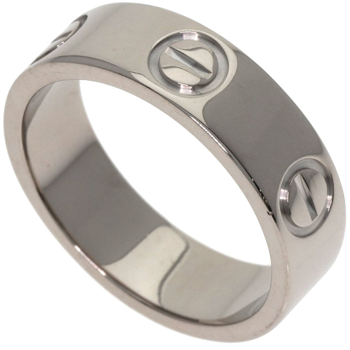 Cartier White Gold White Gold (18K) Band Ring (Pre-Owned)