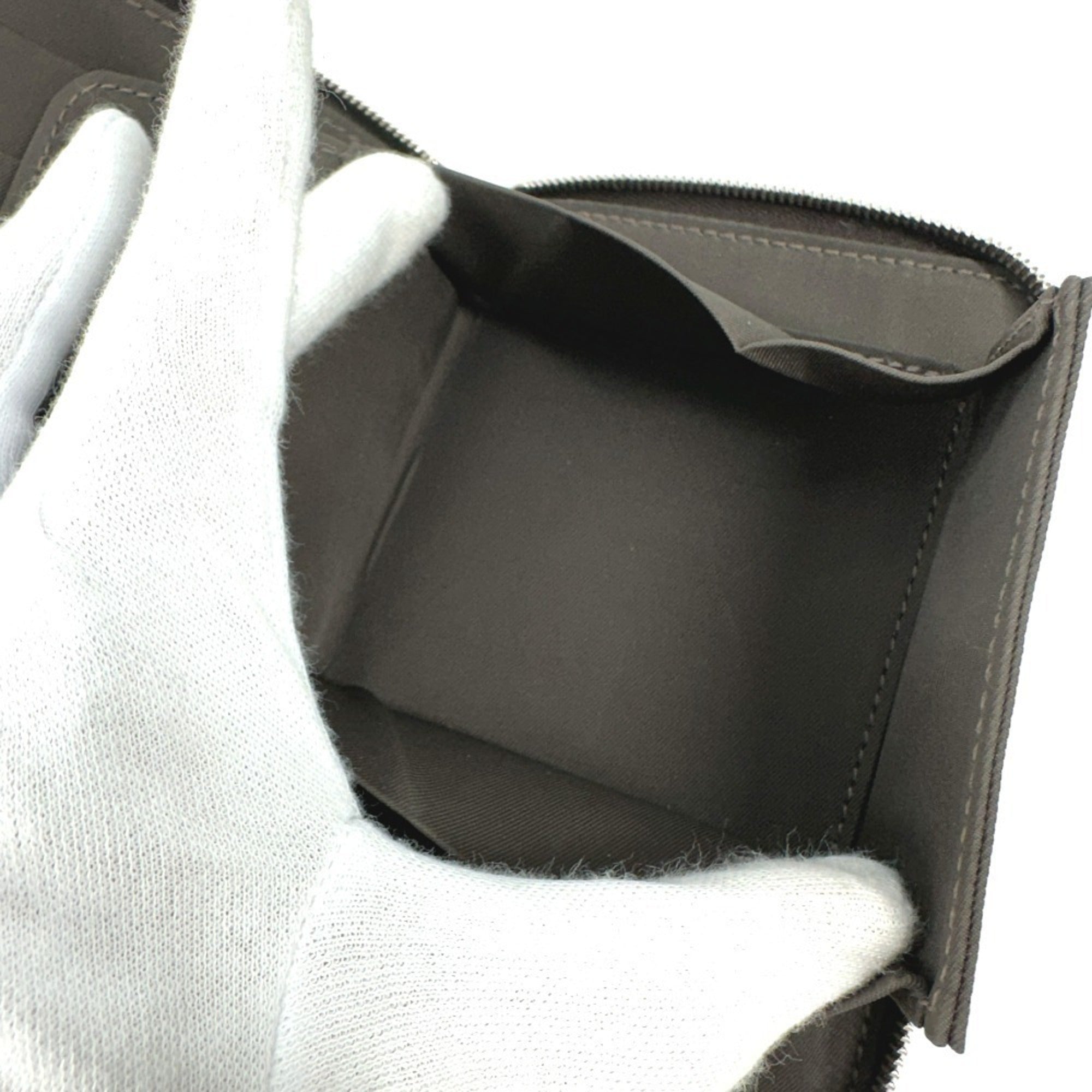 Hermes Orange Canvas Wallet (Bi-Fold) (Pre-Owned)