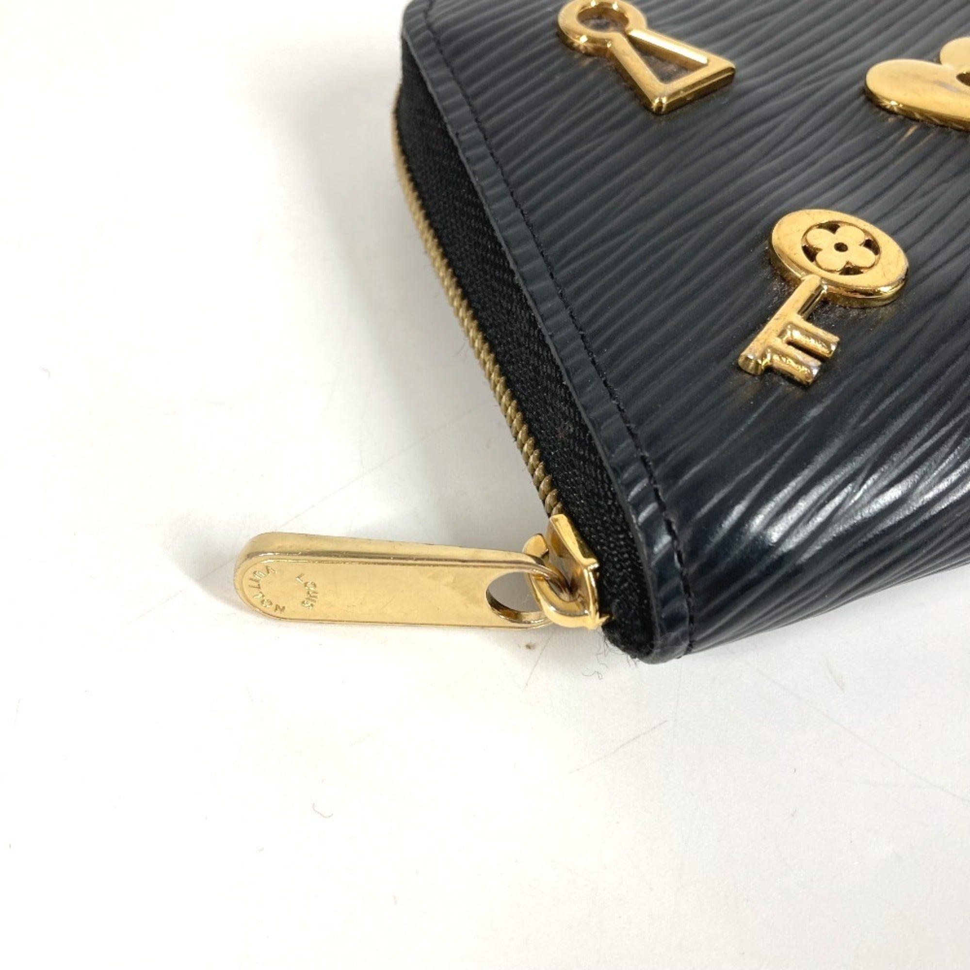 Louis Vuitton Epi Black Noir Epi Leather Coin Purse/Coin Case (Pre-Owned)