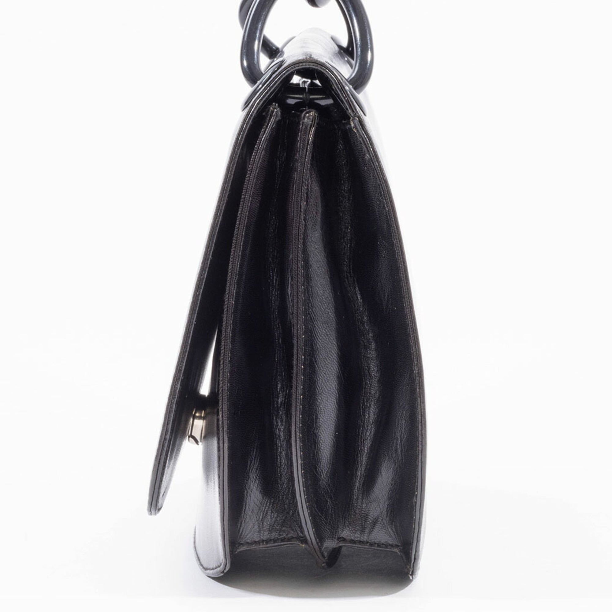 Prada Black Leather Shoulder Bag (Pre-Owned)