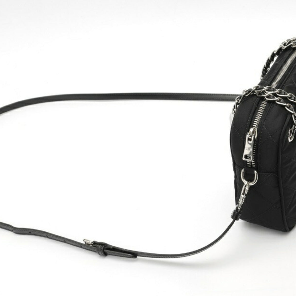 Prada Black Nylon Shoulder Bag (Pre-Owned)