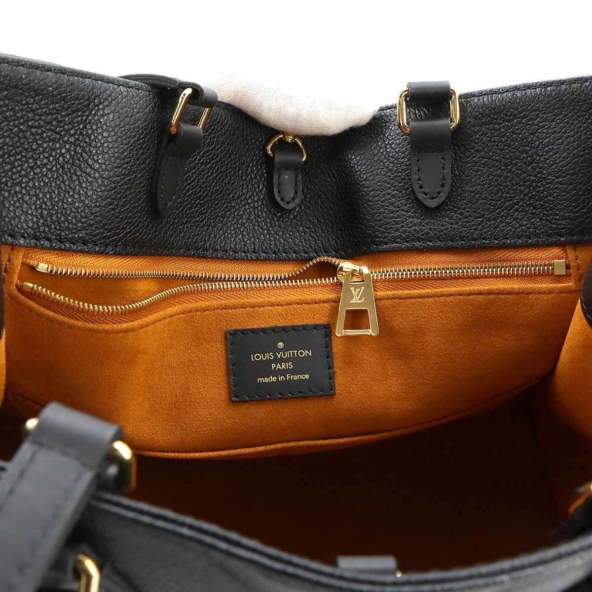 Louis Vuitton Noir Monogram Empreinte Leather Handbag Tote Bag (Pre-Owned)