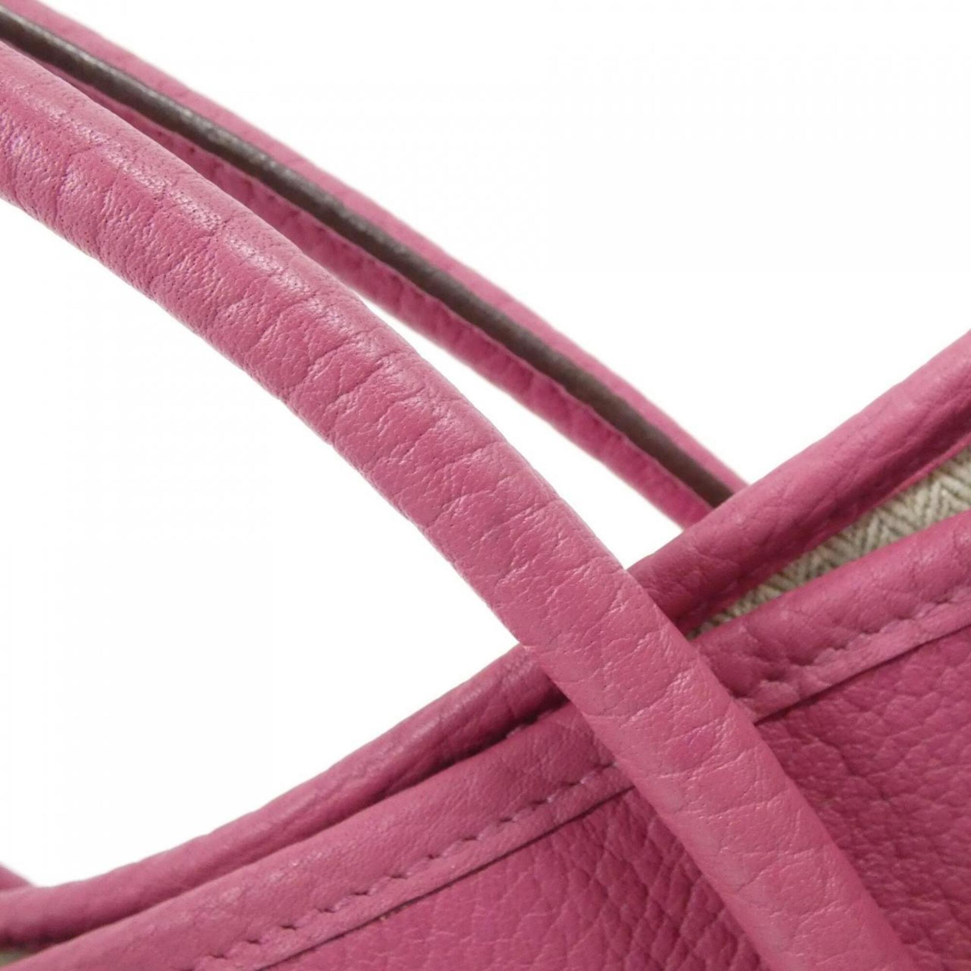 Hermes Garden Tosca Fjord Leather Handbag (Pre-Owned)