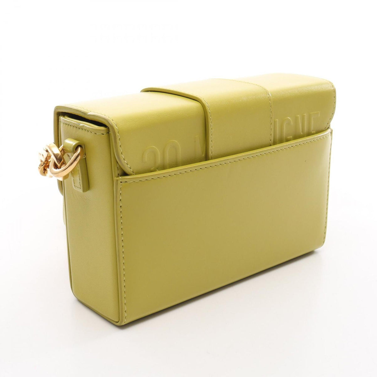 Christian Dior Green Green Leather Shoulder Bag (Pre-Owned)