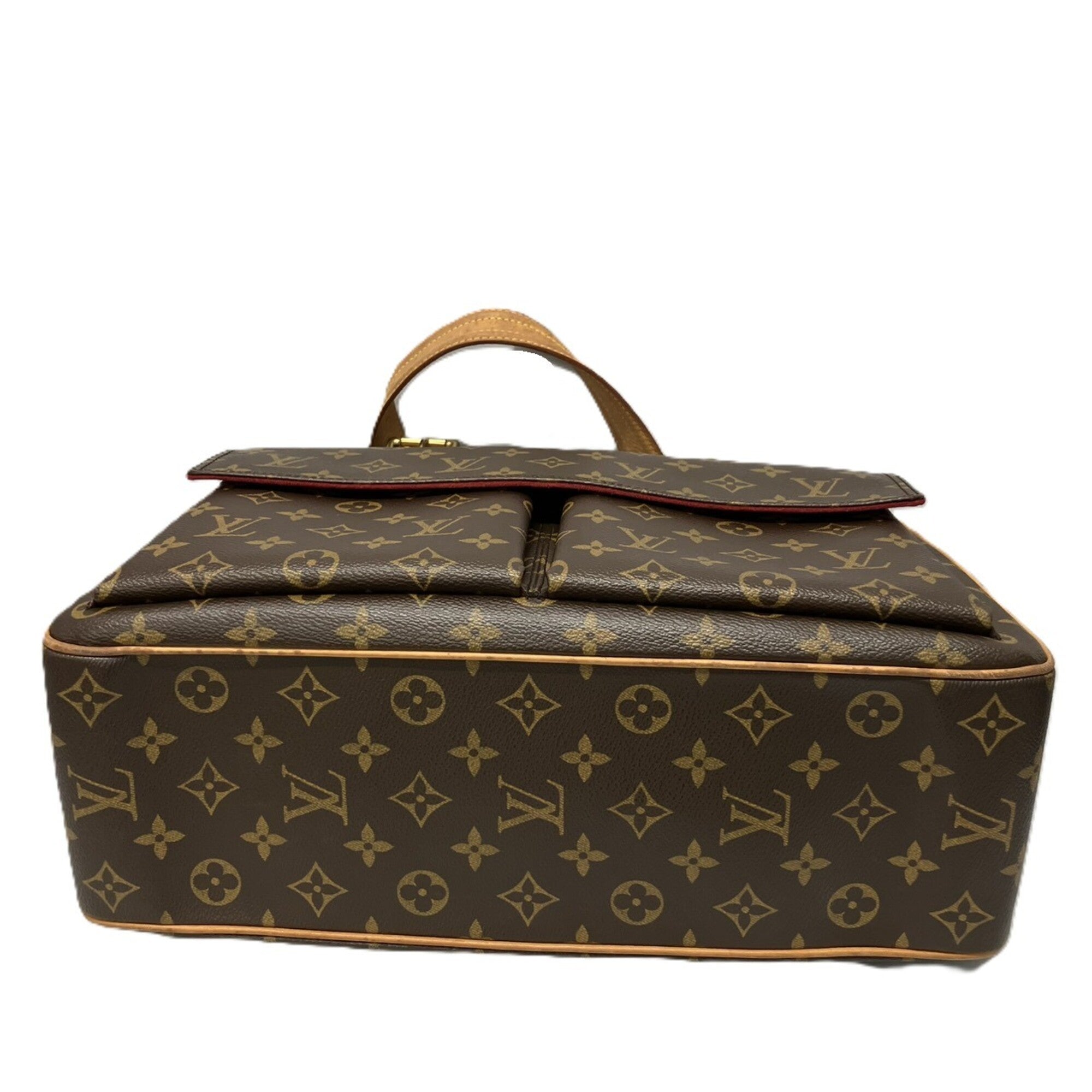 Louis Vuitton Monogram Brown Monogram Leather Shoulder Bag Tote Bag (Pre-Owned)