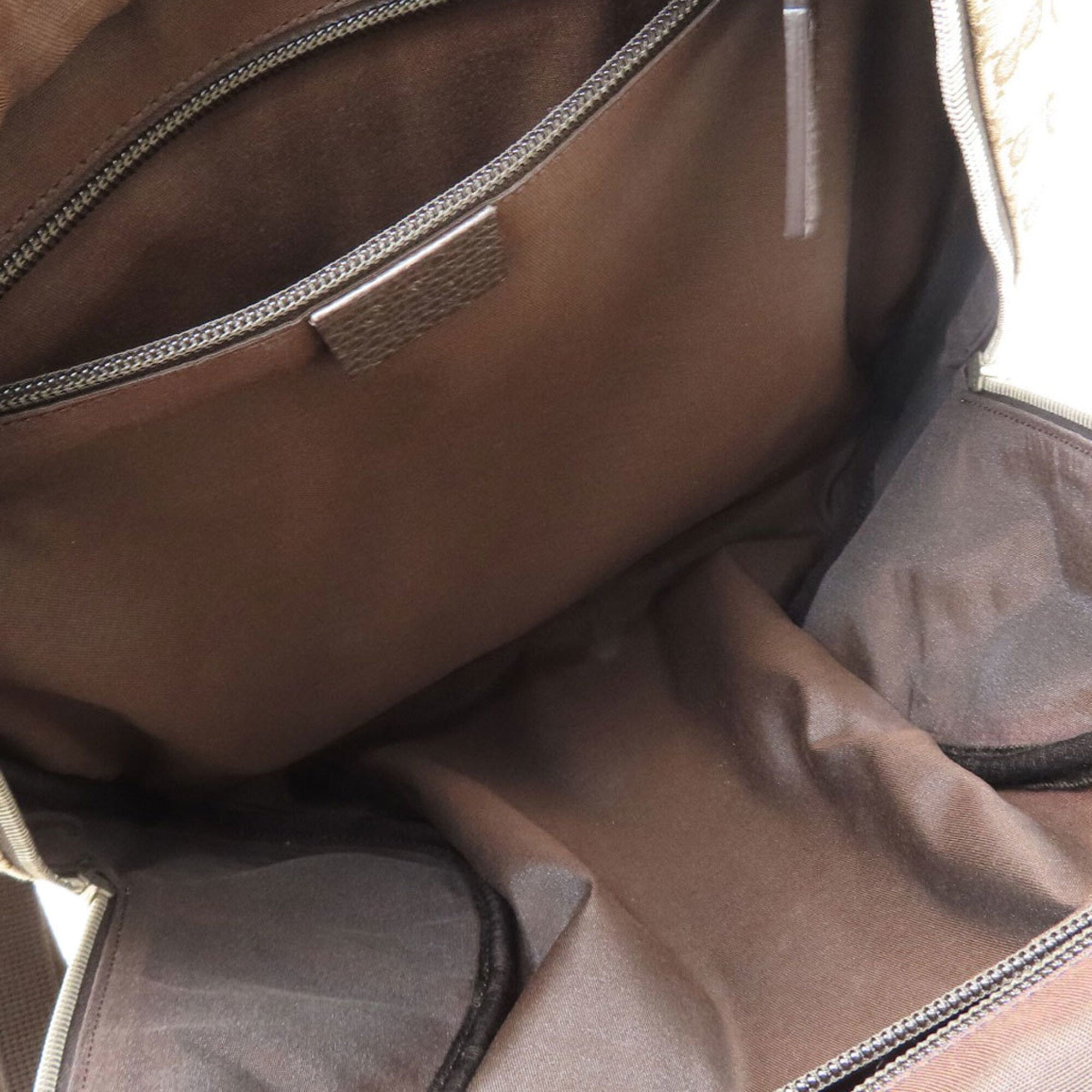 Gucci Beige Canvas Backpack (Pre-Owned)