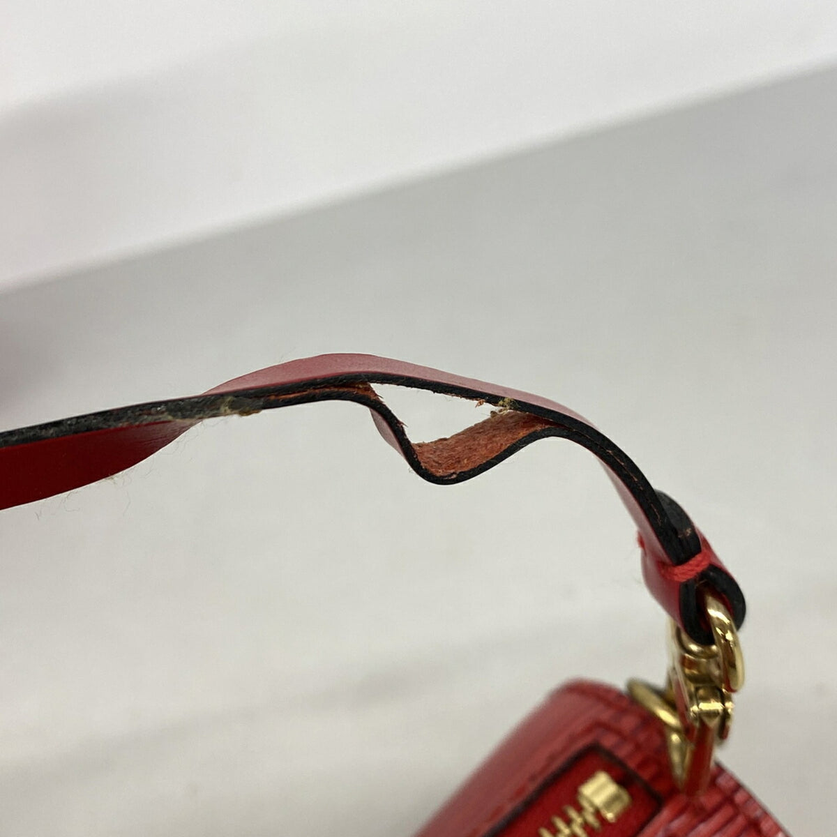 Louis Vuitton Castilian Red Handbag (Pre-Owned)