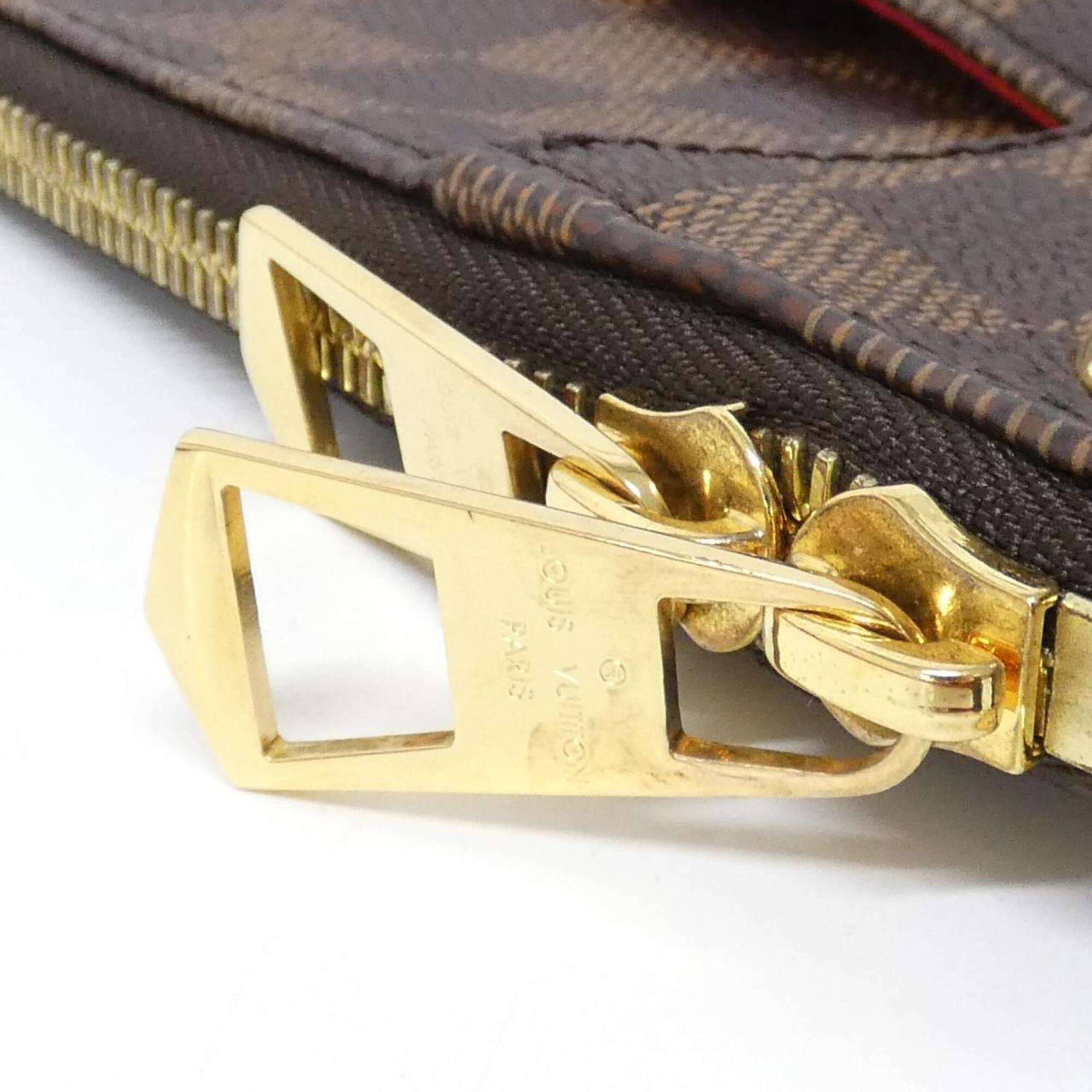 Louis Vuitton Damier Canvas Ebene Coated Canvas Shoulder Bag (Pre-Owned)