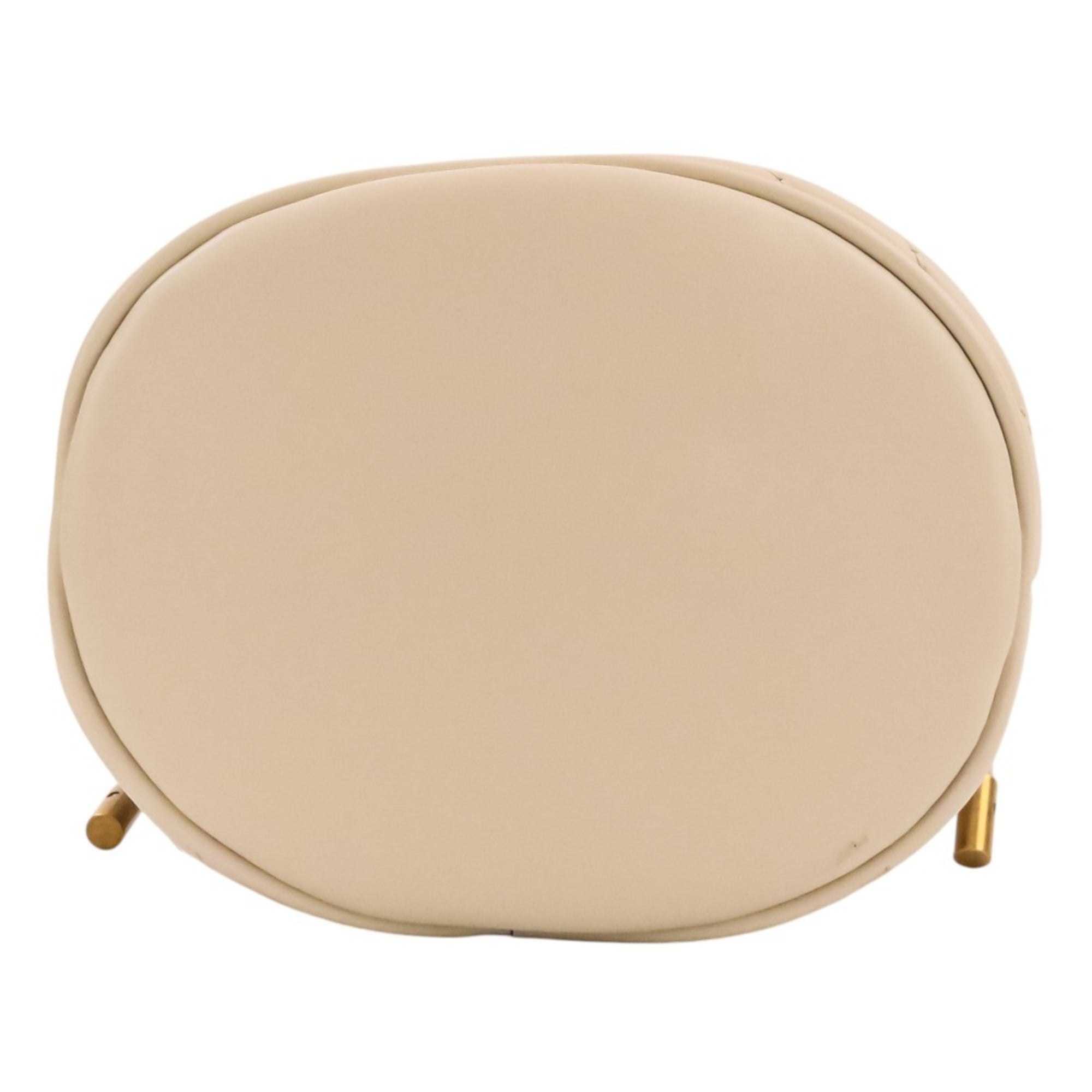 Gucci Gg Marmont Ivory Leather Shoulder Bag (Pre-Owned)