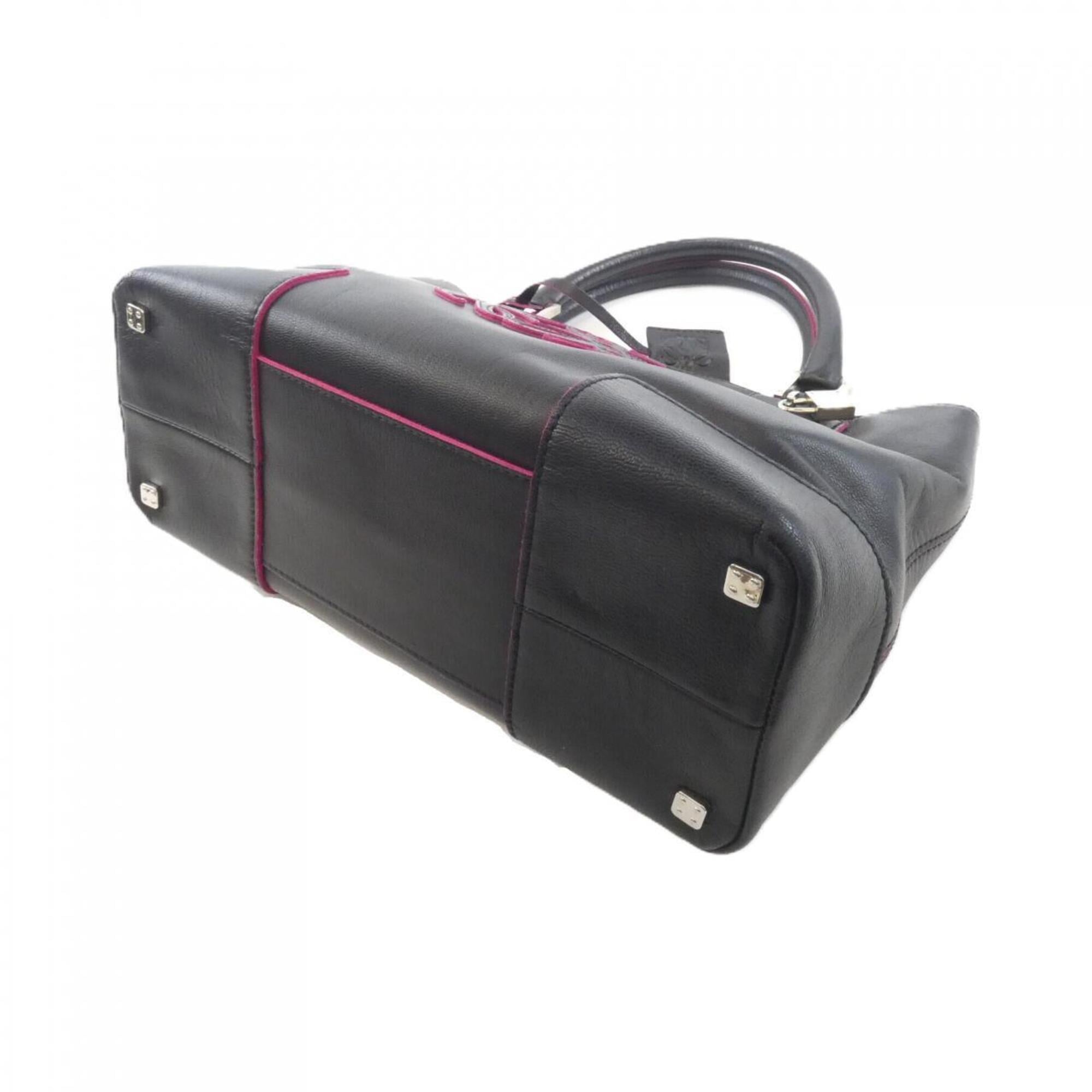 Loewe Black Pink Leather Handbag (Pre-Owned)