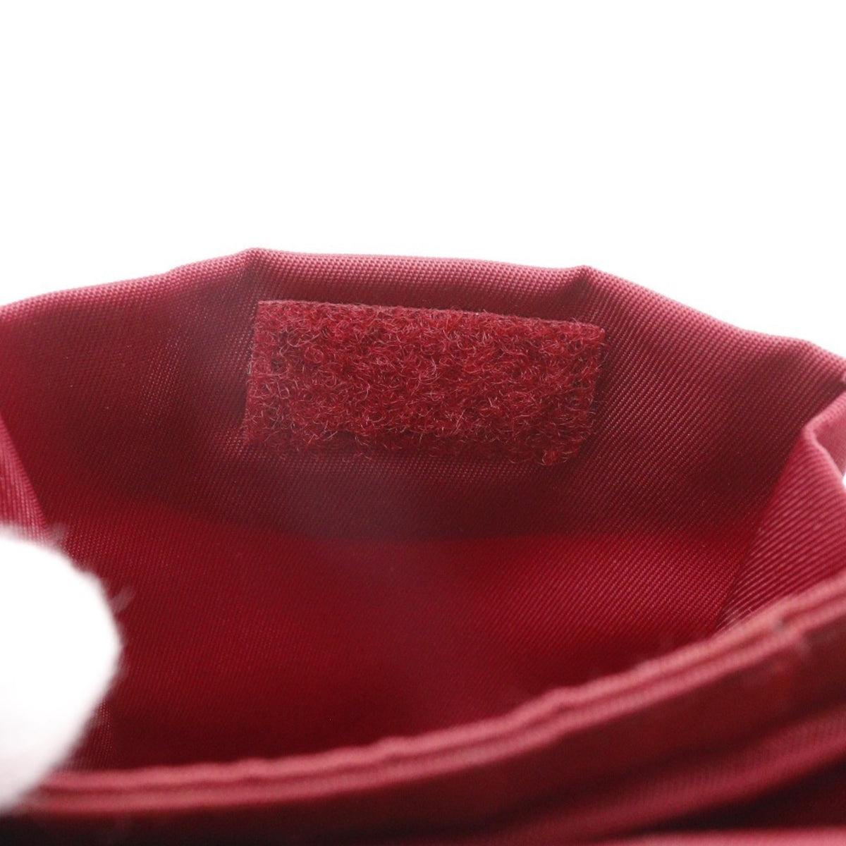 Prada Red Color Nylon Fanny Pack Shoulder Bag (Pre-Owned)