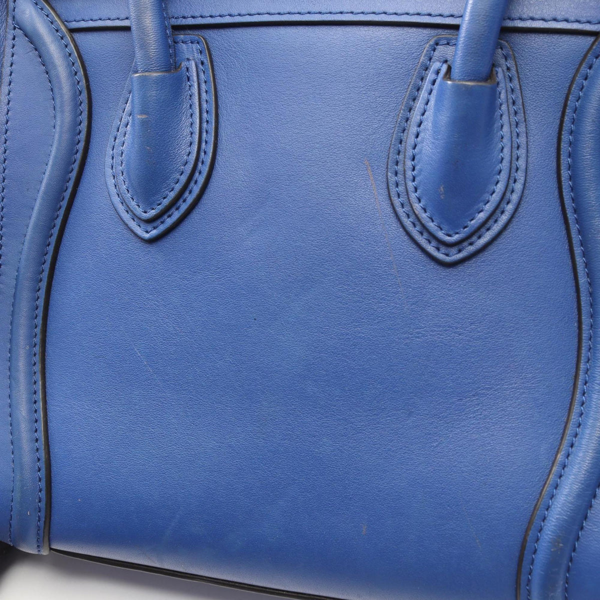 Celine Blue Leather Handbag (Pre-Owned)