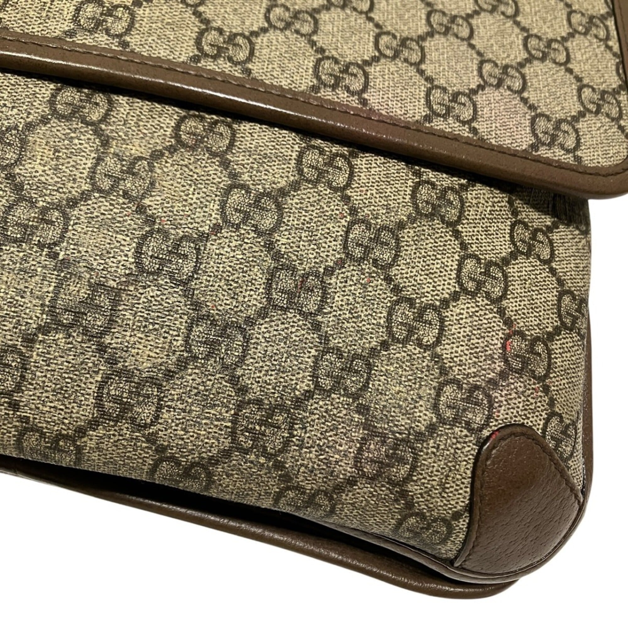 Gucci Beige Gg Supreme Messenger Bag Shoulder Bag (Pre-Owned)