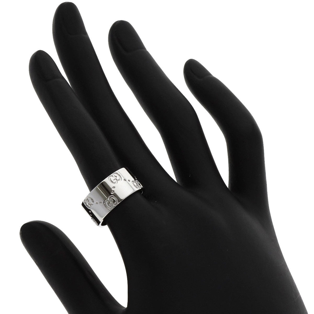 Gucci White Gold (18K) Band Ring (Pre-Owned)