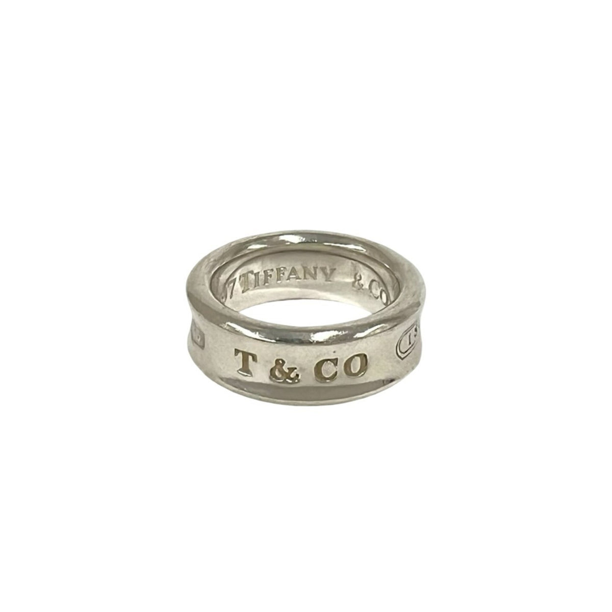 Tiffany Silver Silver 925 Band Ring (Pre-Owned)