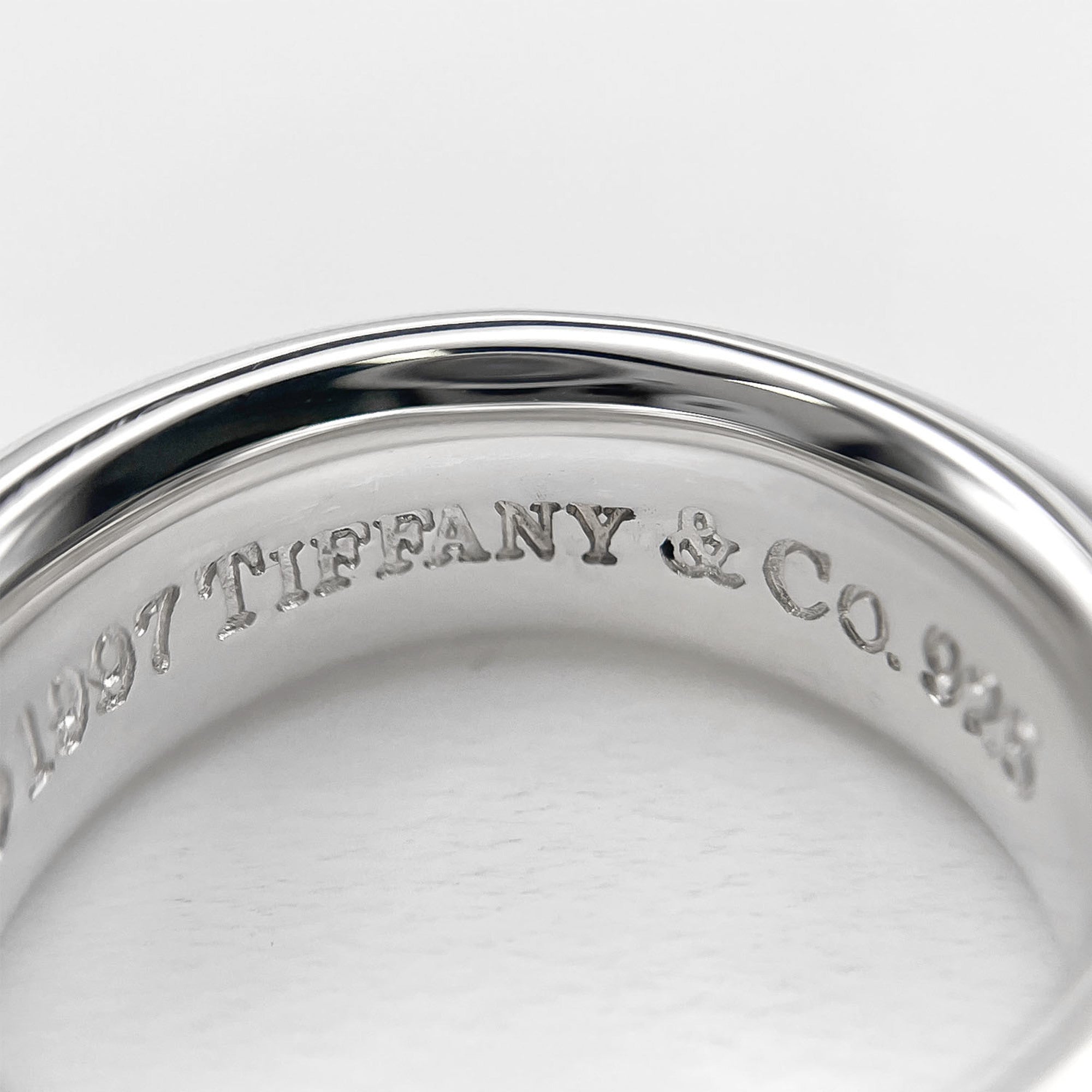 Tiffany Silver Silver 925 Band Ring (Pre-Owned)
