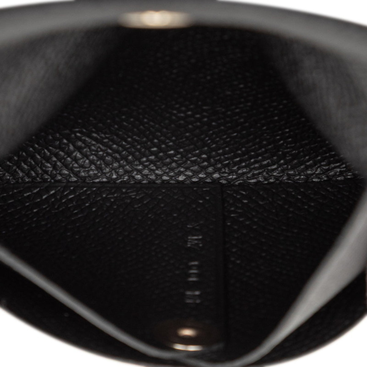Hermes Bastia Black Epsom Leather Coin Purse/Coin Case (Pre-Owned)