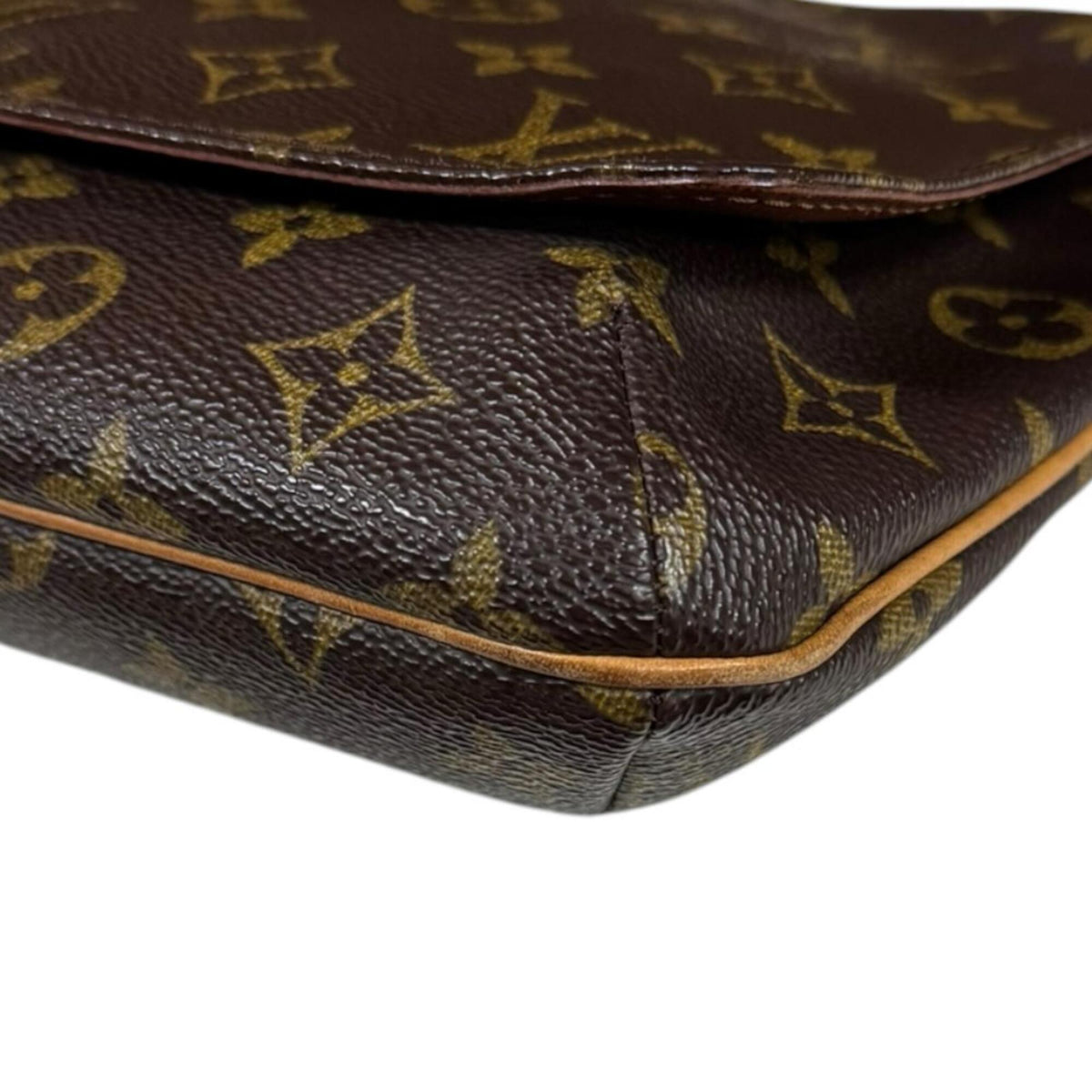 Louis Vuitton Brown Monogram Canvas Shoulder Bag (Pre-Owned)
