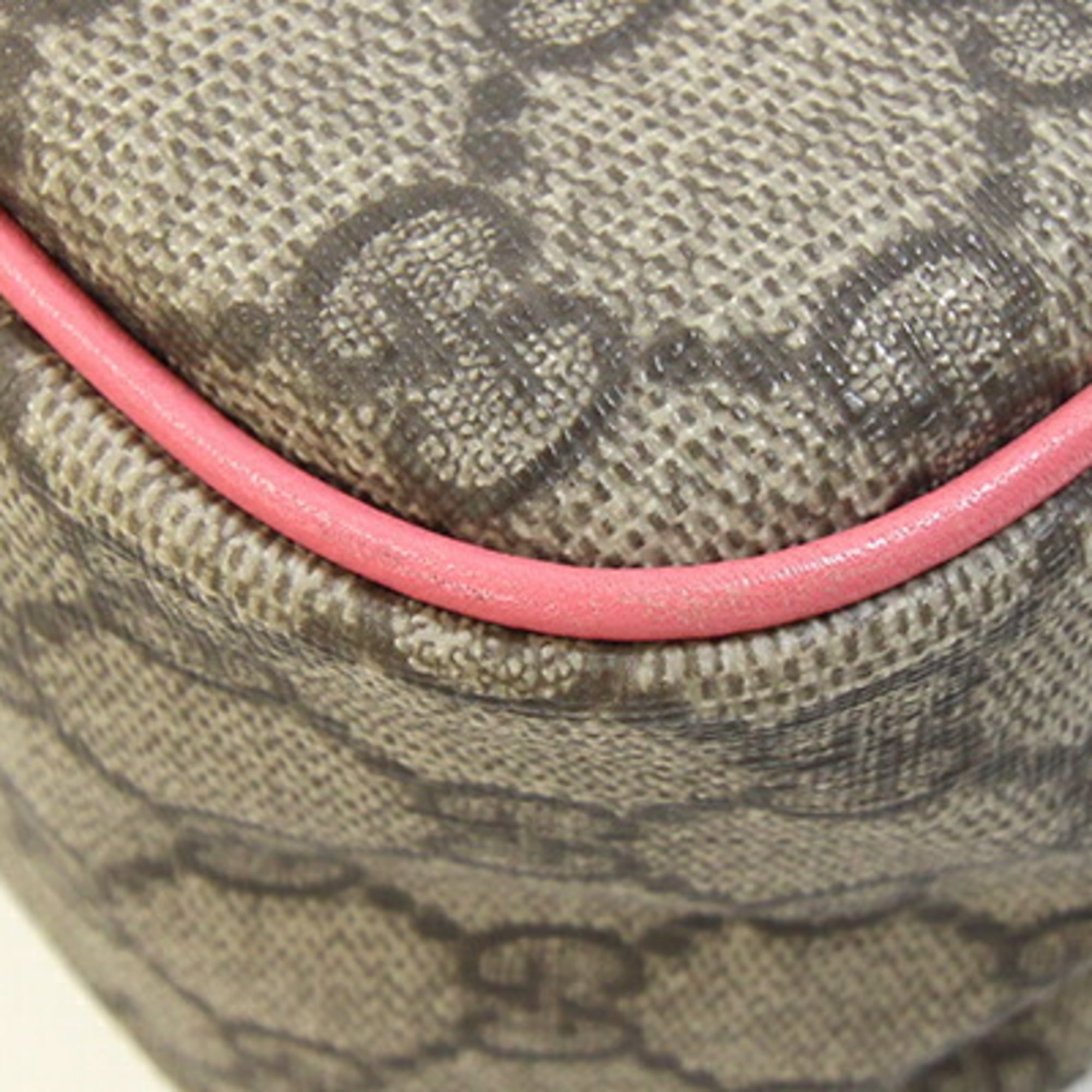 Gucci Beige Pink Pvc Leather Handbag Shoulder Bag (Pre-Owned)