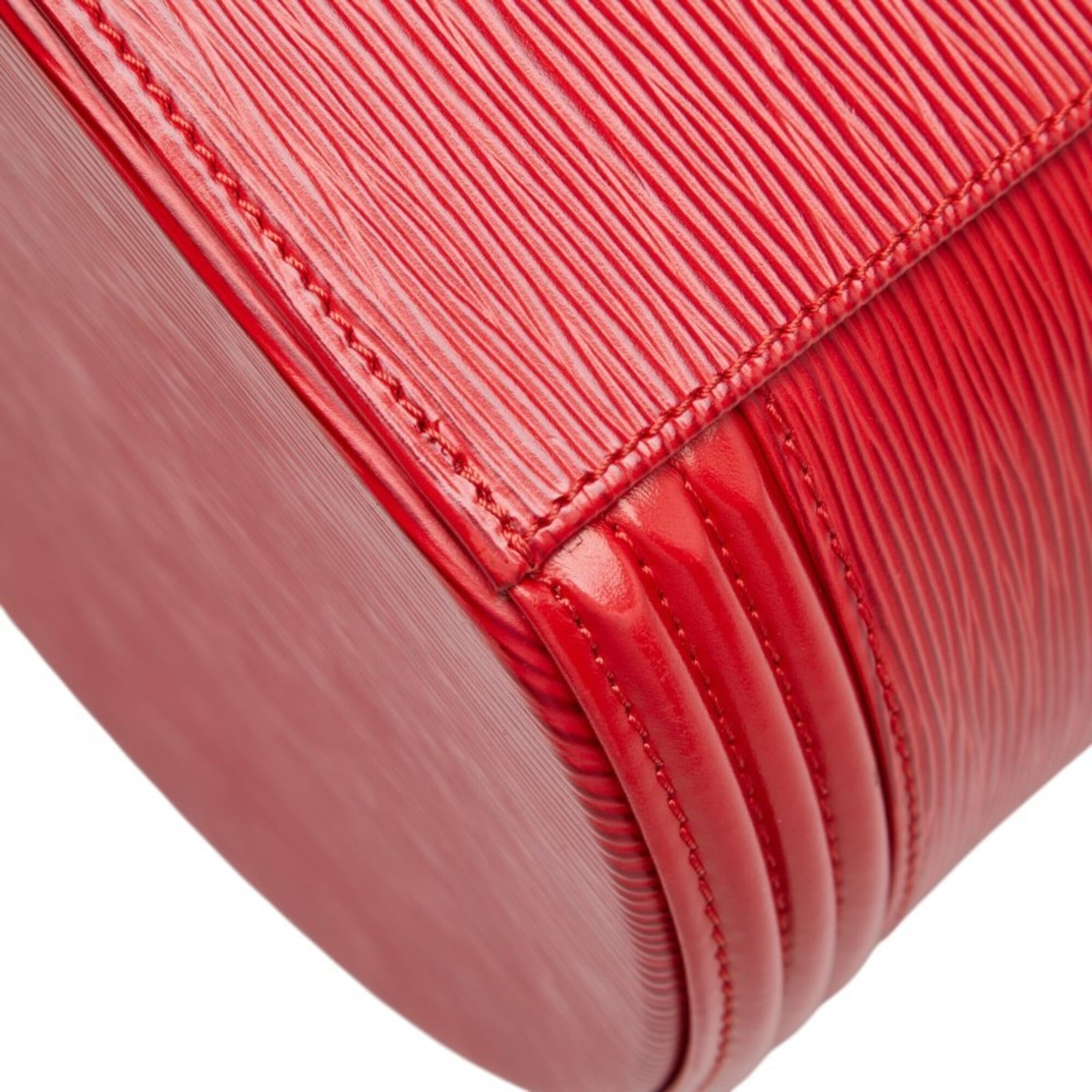 Louis Vuitton Castilian Red Leather Handbag Vanity Bag (Pre-Owned)