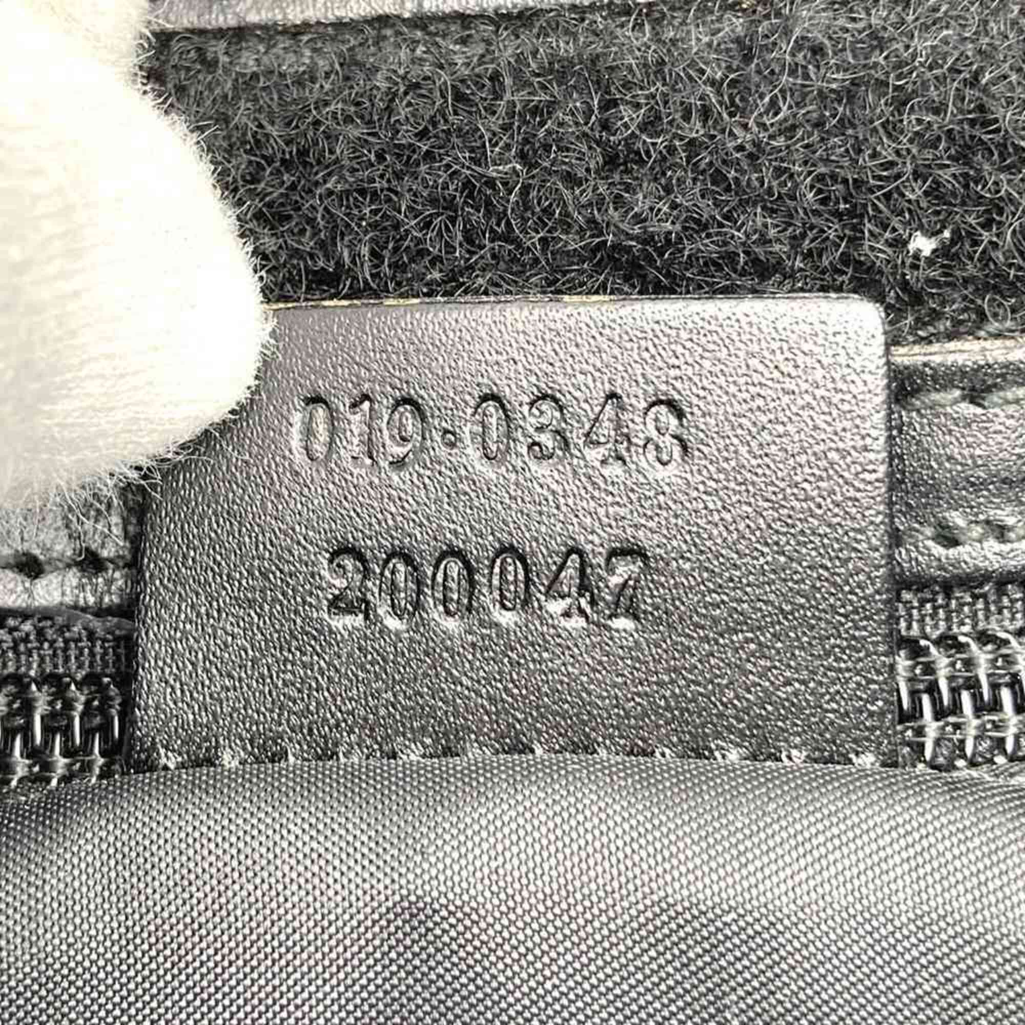 Gucci Black Nylon Leather Shoulder Bag (Pre-Owned)