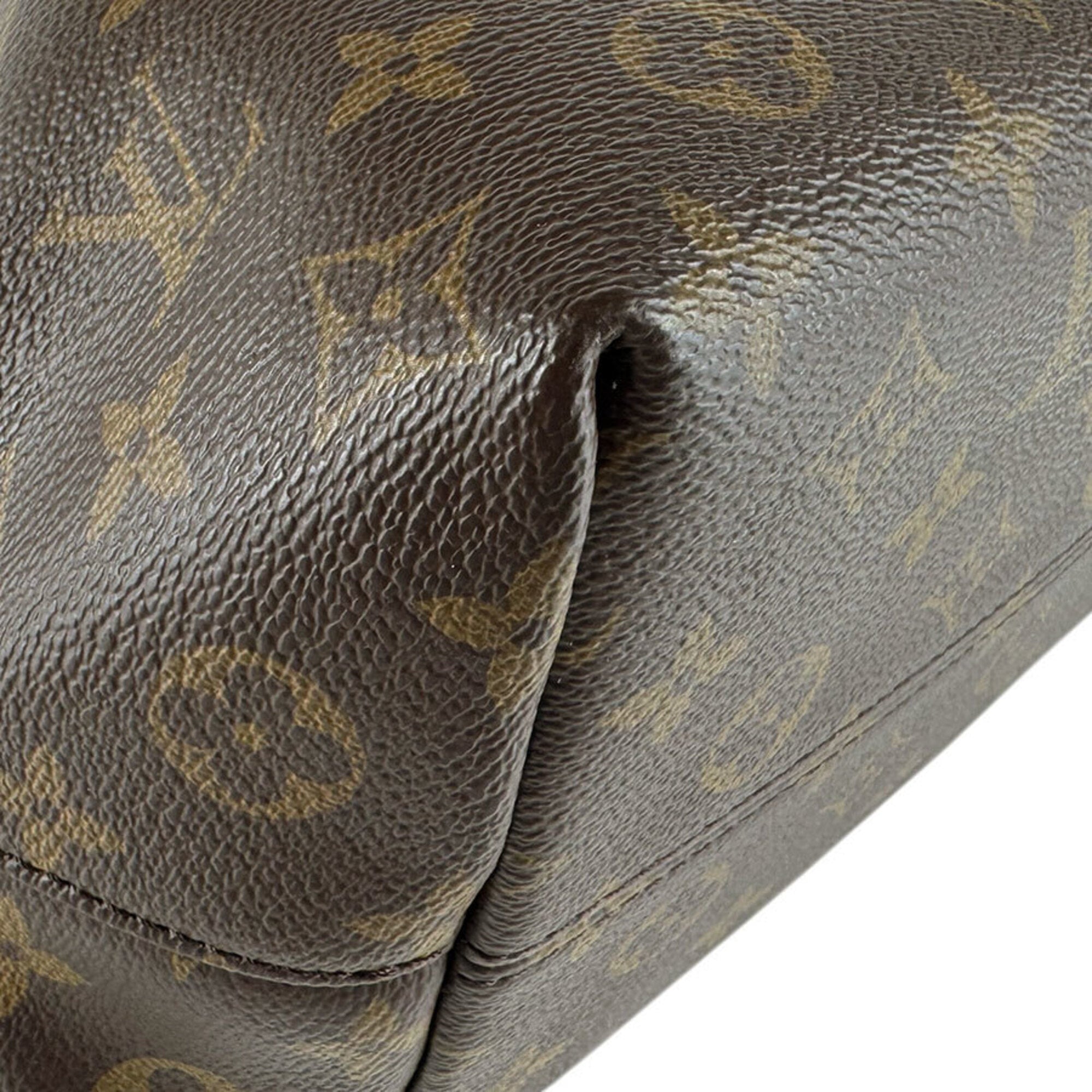 Louis Vuitton Black Brown Monogram Monogram Backpack (Pre-Owned)