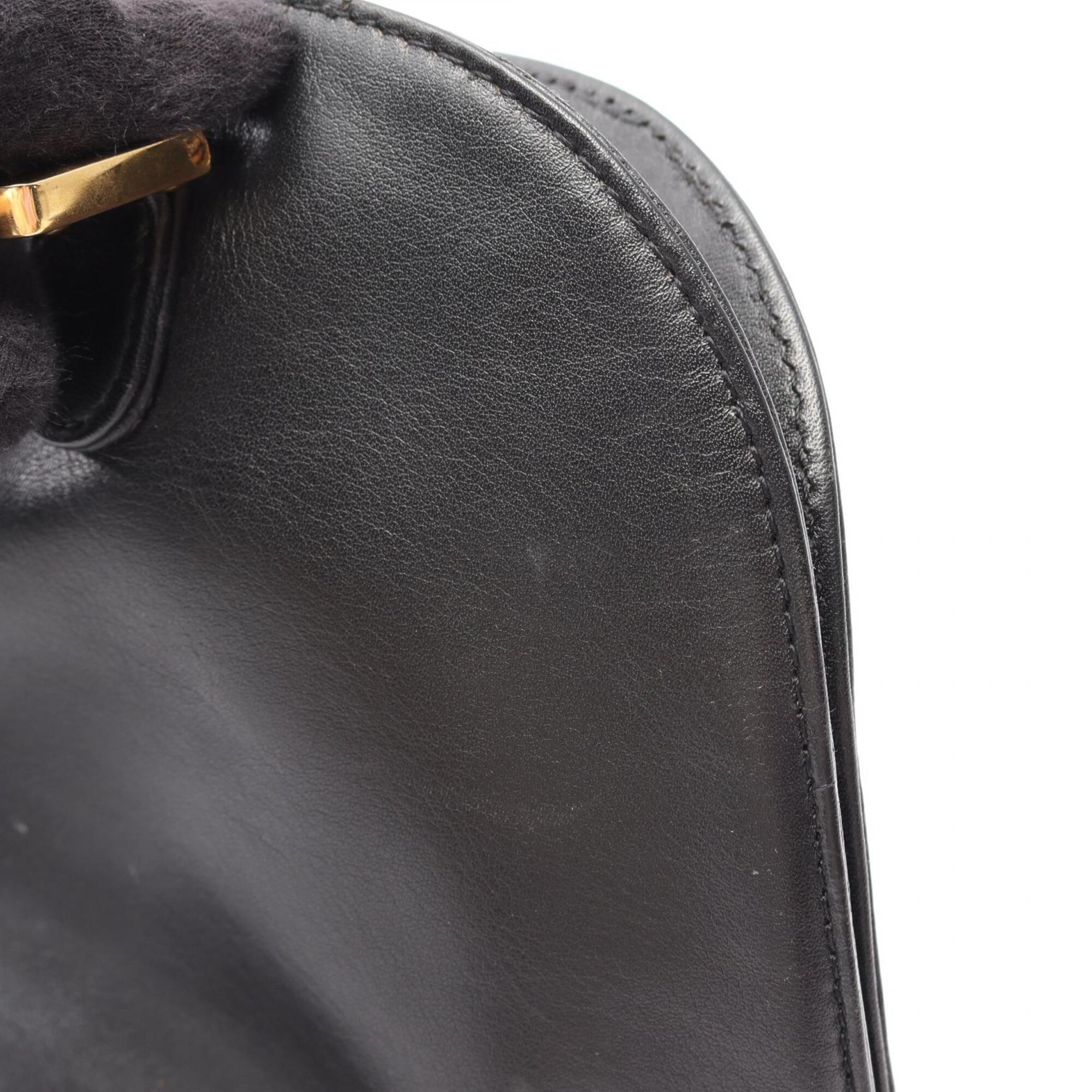 Loewe Black Leather Handbag (Pre-Owned)