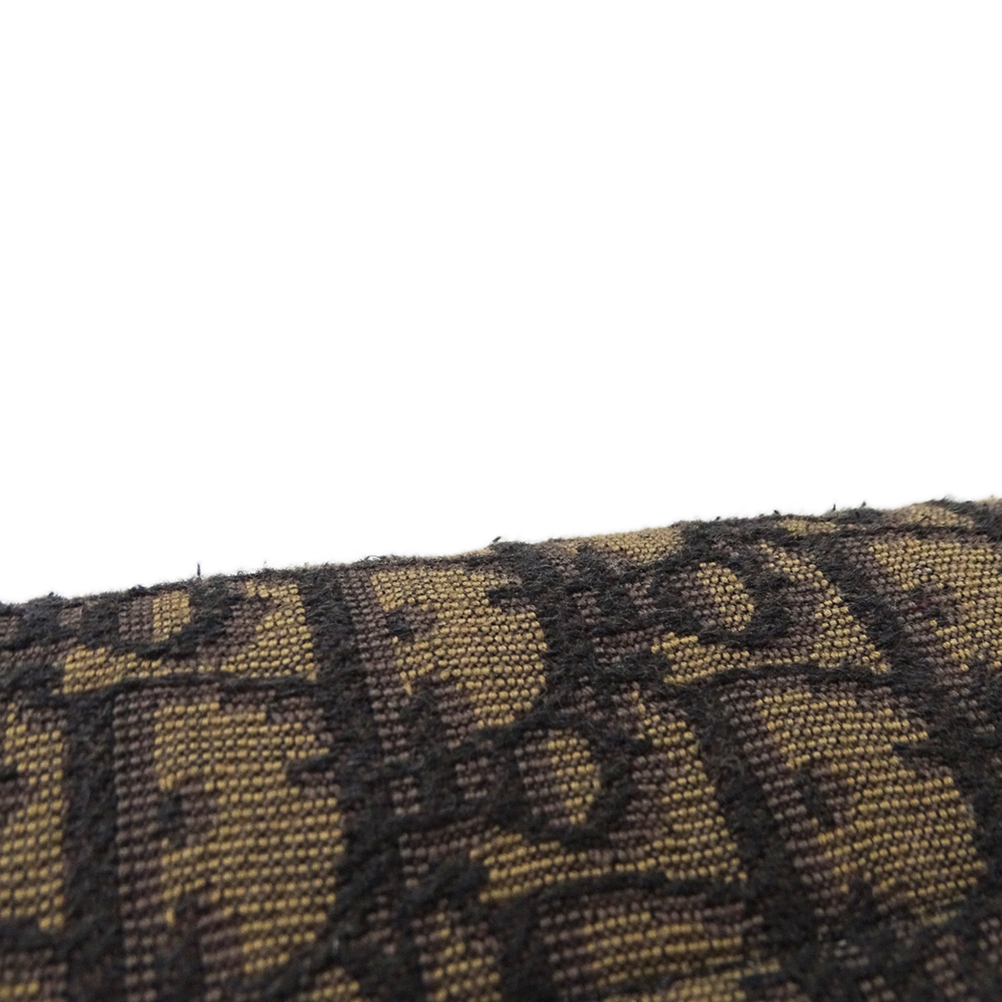 Christian Dior Brown Jacquard Handbag Messenger Bag Shoulder Bag (Pre-Owned)