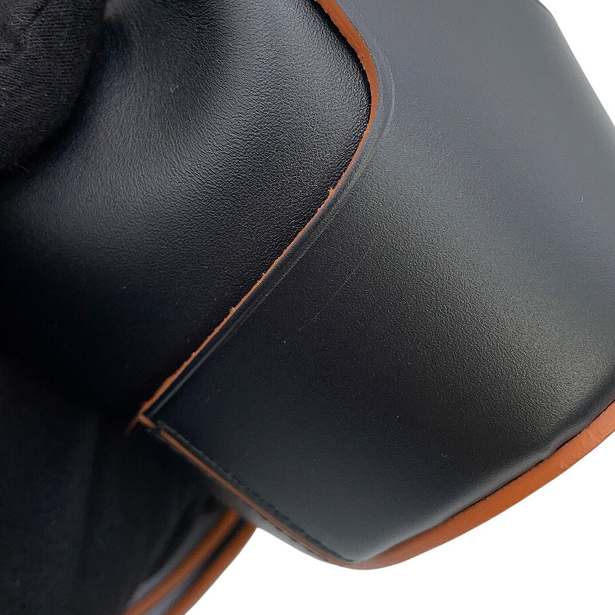 Loewe Black Brown Leather Shoulder Bag (Pre-Owned)