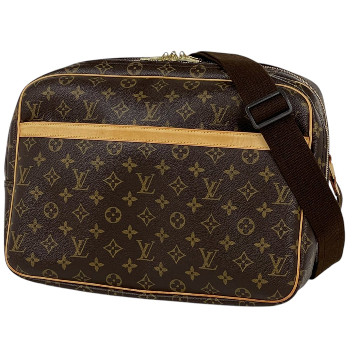 Louis Vuitton Brown Monogram Shoulder Bag (Pre-Owned)