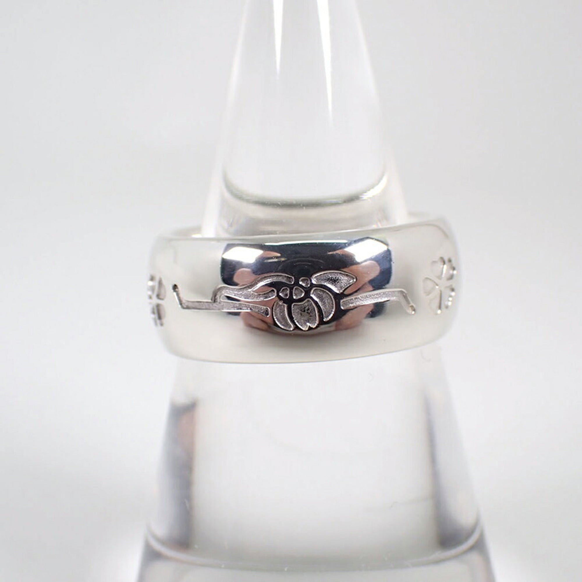 Bvlgari Sterling Silver 925 Band Ring (Pre-Owned)