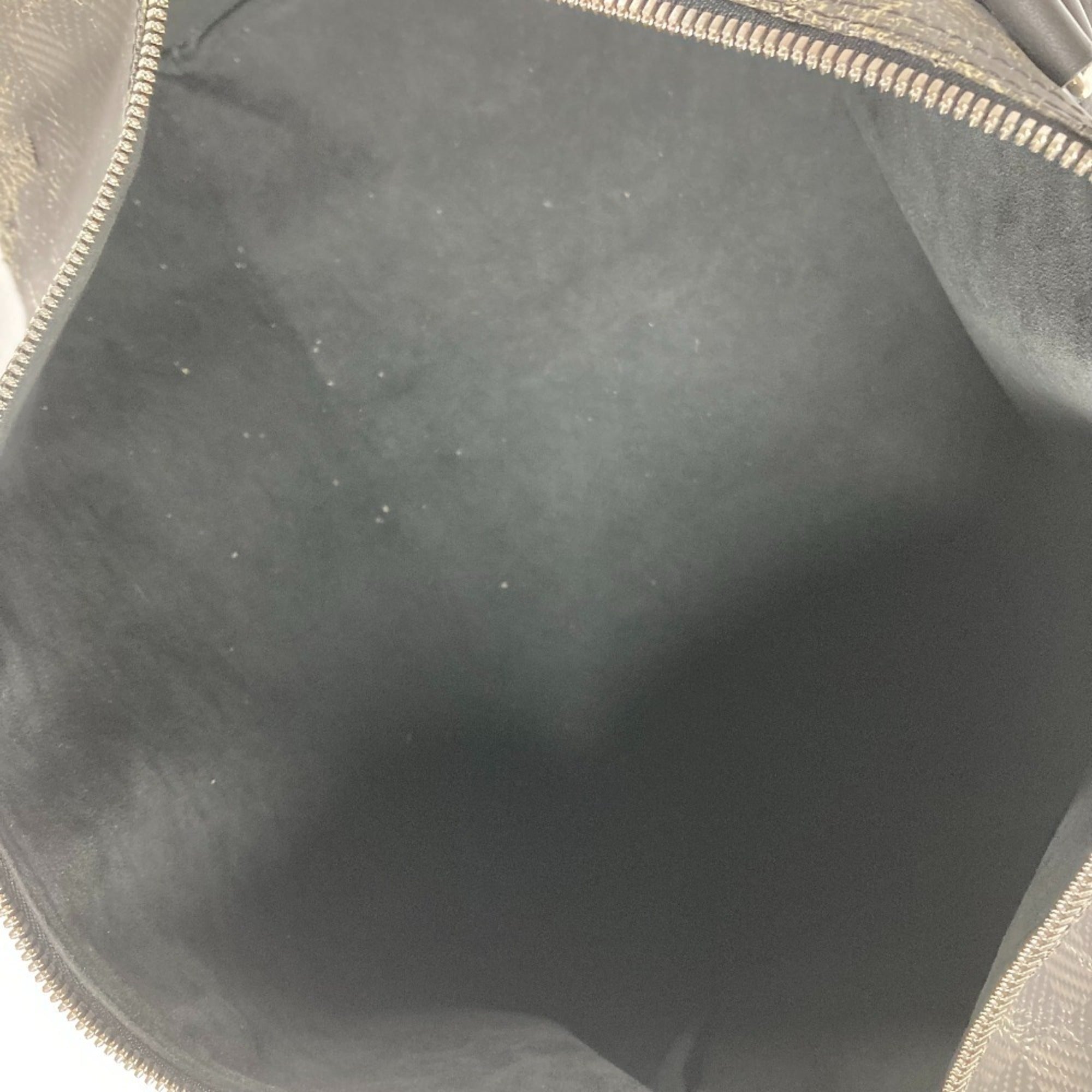 Louis Vuitton Black Noir Canvas Damier Canvas Boston Bag (Pre-Owned)
