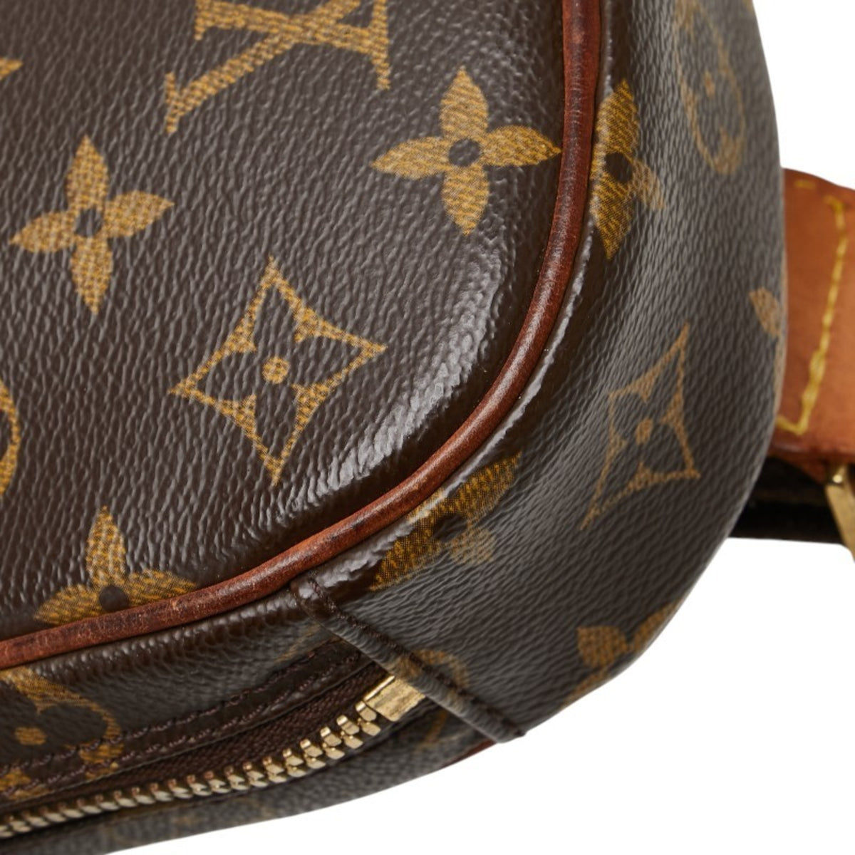 Louis Vuitton Monogram Brown Pvc Leather Sling Bag (Pre-Owned)