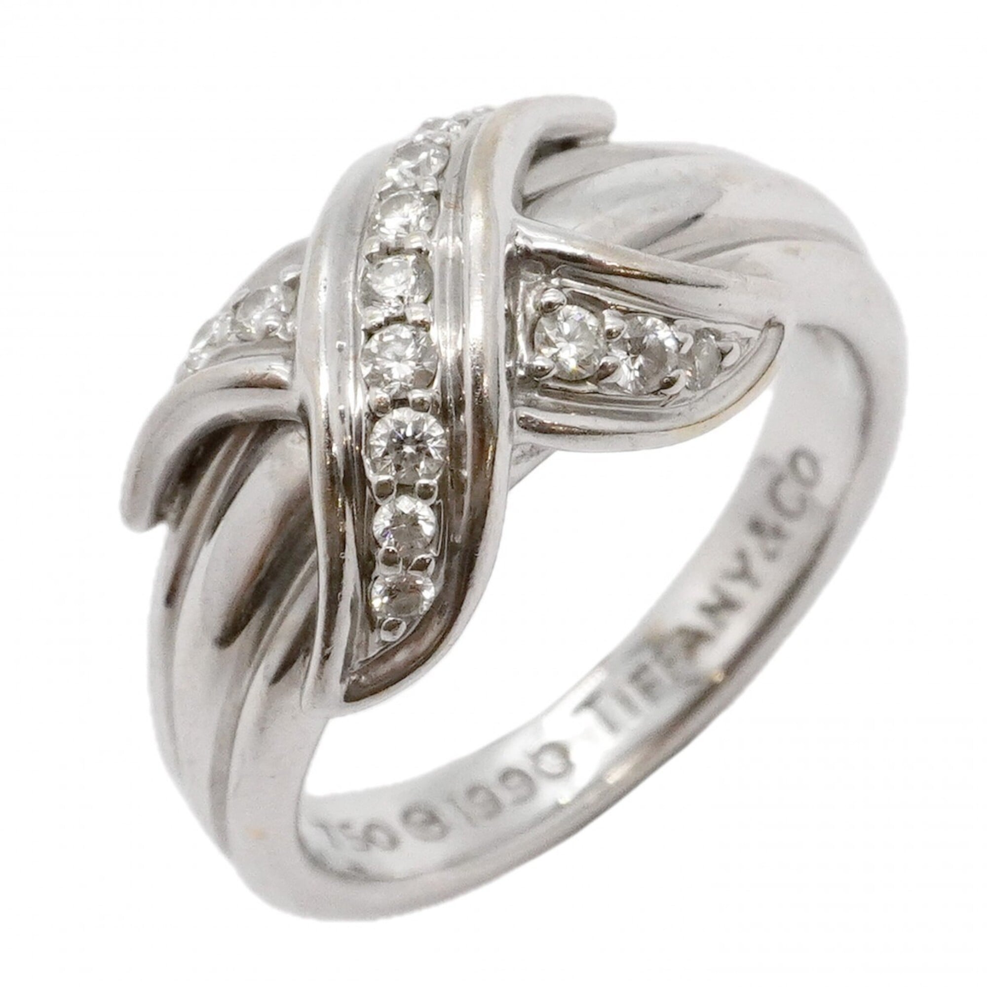 Tiffany White Gold (18K) Band Ring (Pre-Owned)
