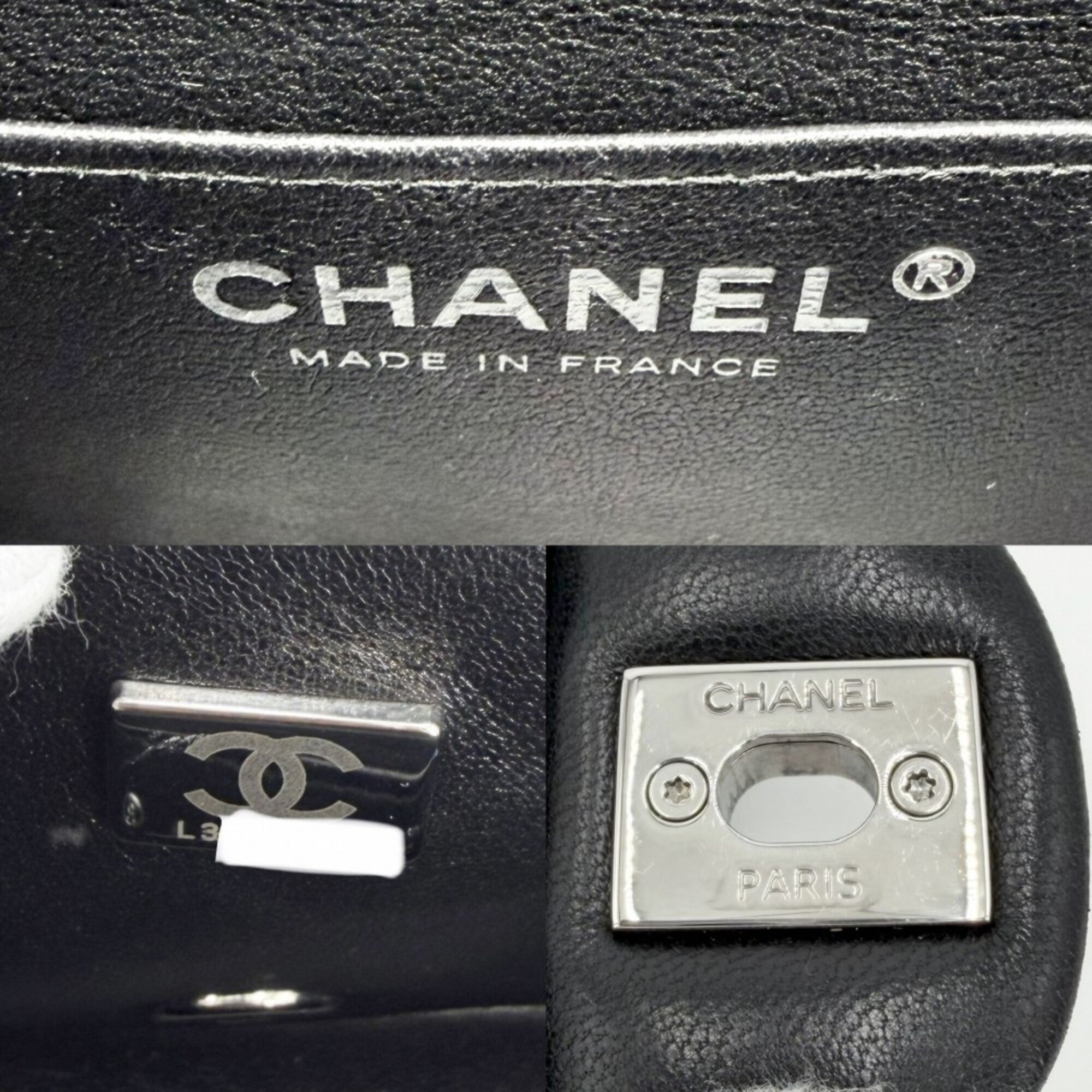 Chanel Black Leather Shoulder Bag (Pre-Owned)