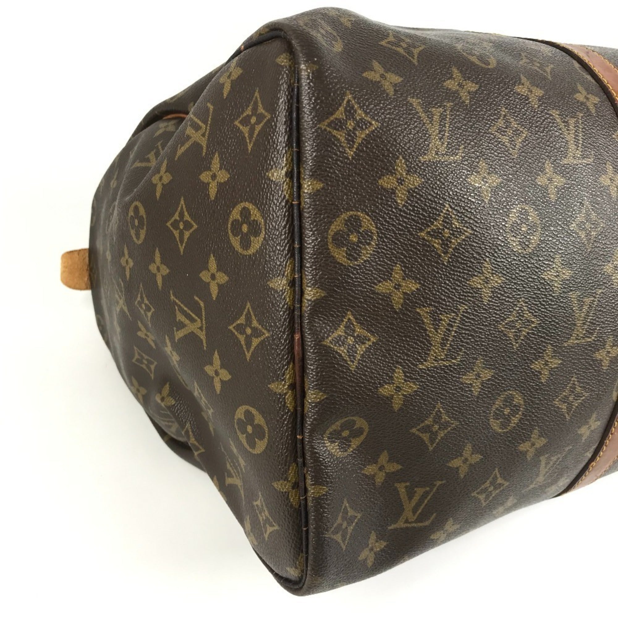 Louis Vuitton Brown Monogram Canvas Boston Bag Handbag (Pre-Owned)