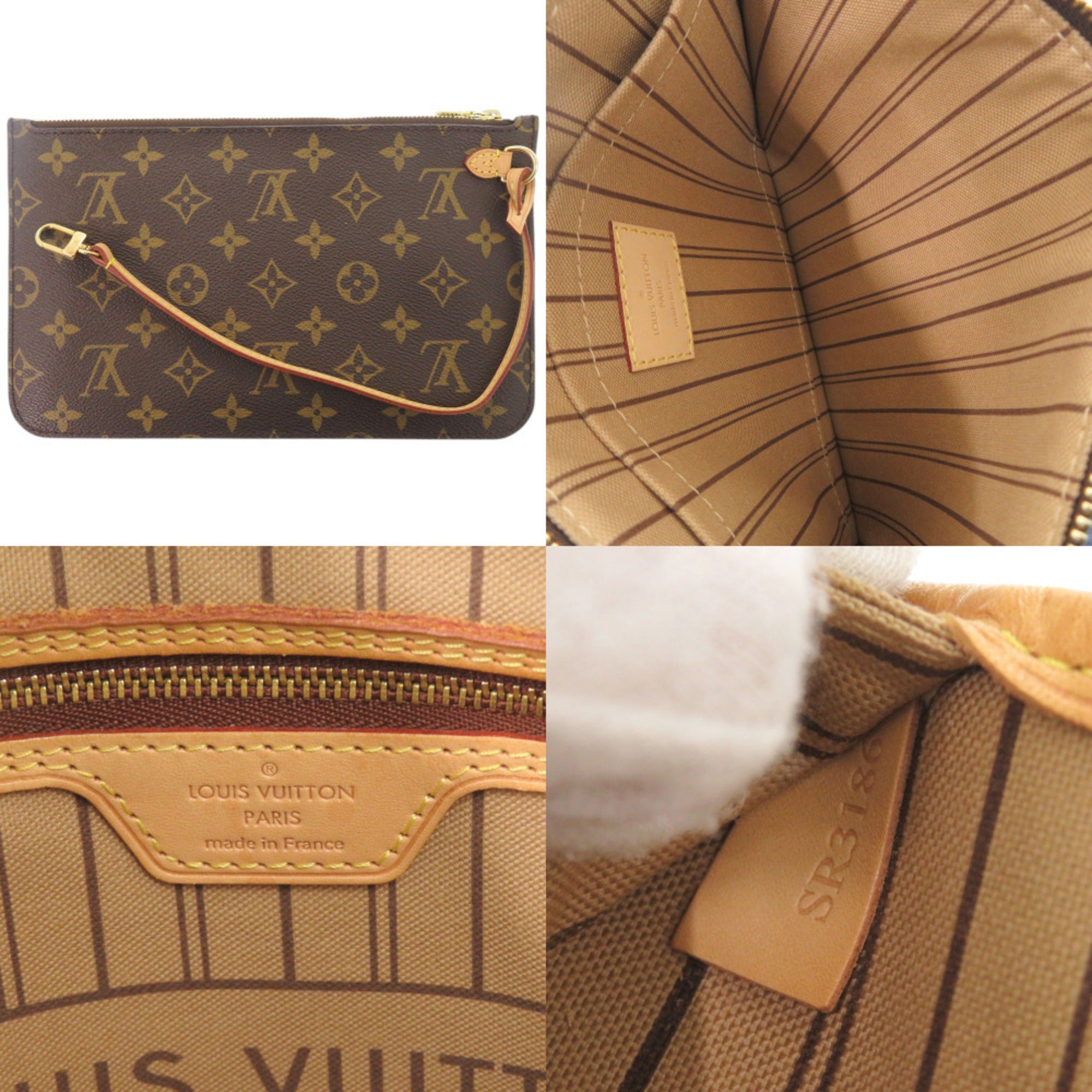 Louis Vuitton Brown Monogram Monogram Canvas Handbag Tote Bag (Pre-Owned)