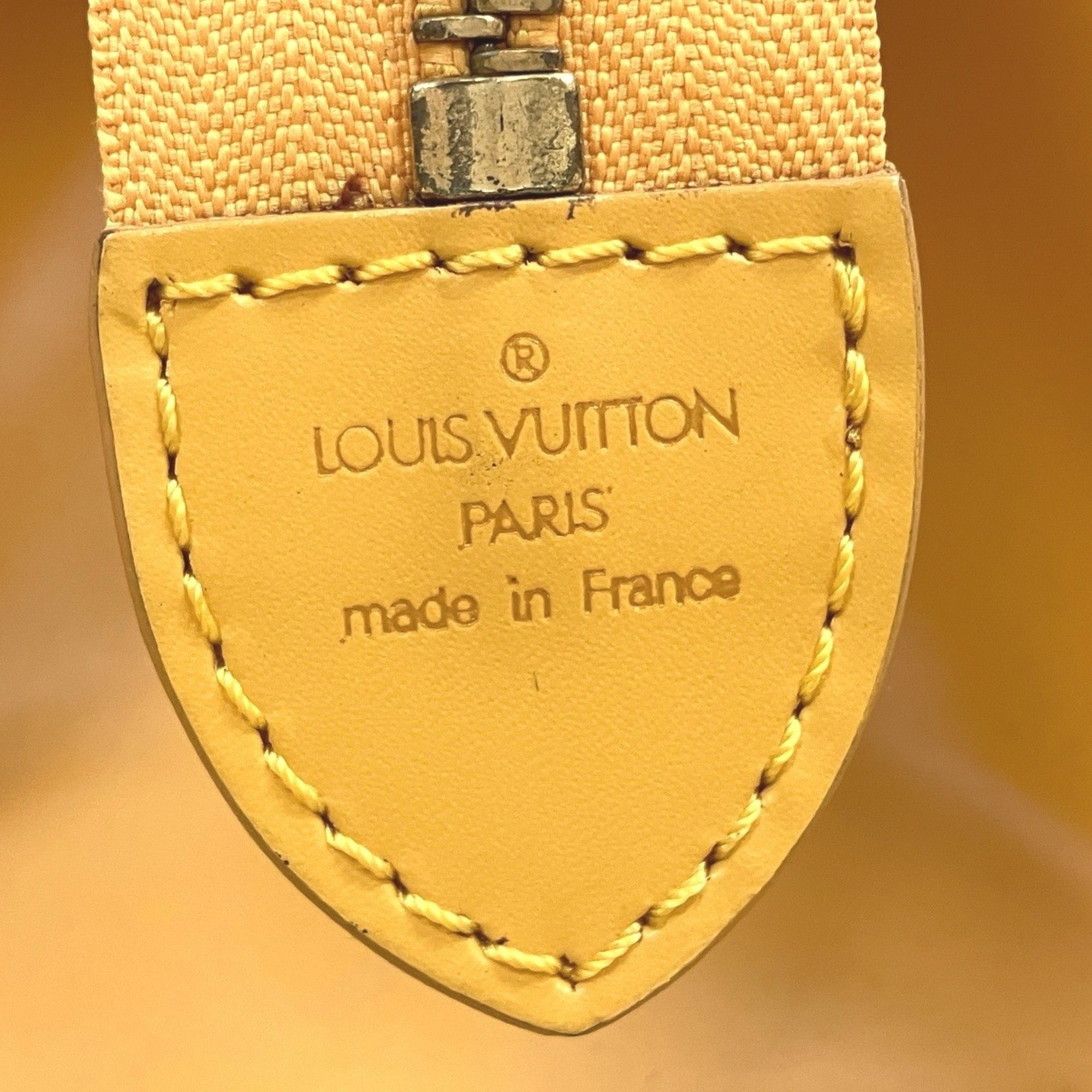 Louis Vuitton Galle Yellow Epi Leather Handbag (Pre-Owned)