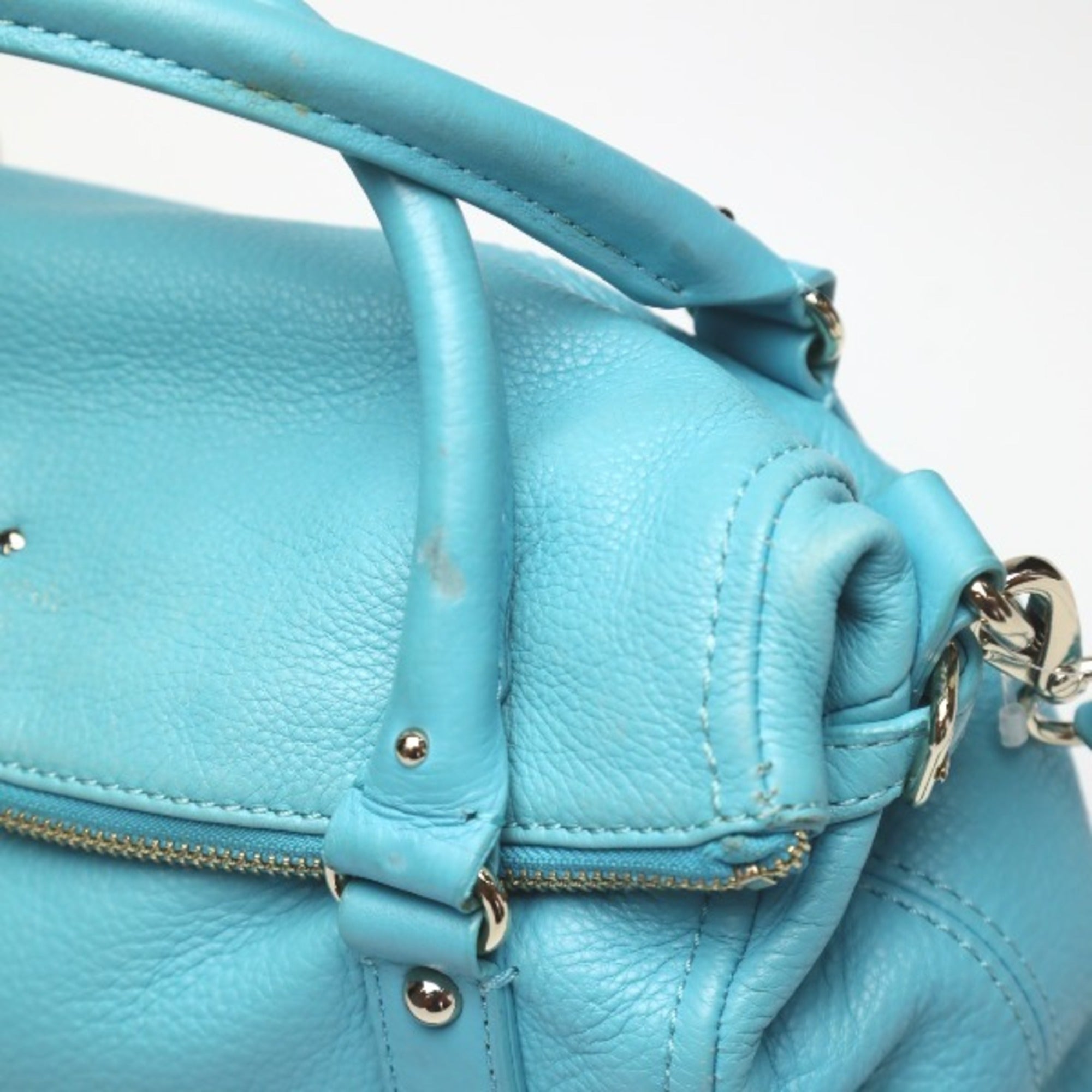 Kate Spade Sky Blue Handbag Shoulder Bag (Pre-Owned)
