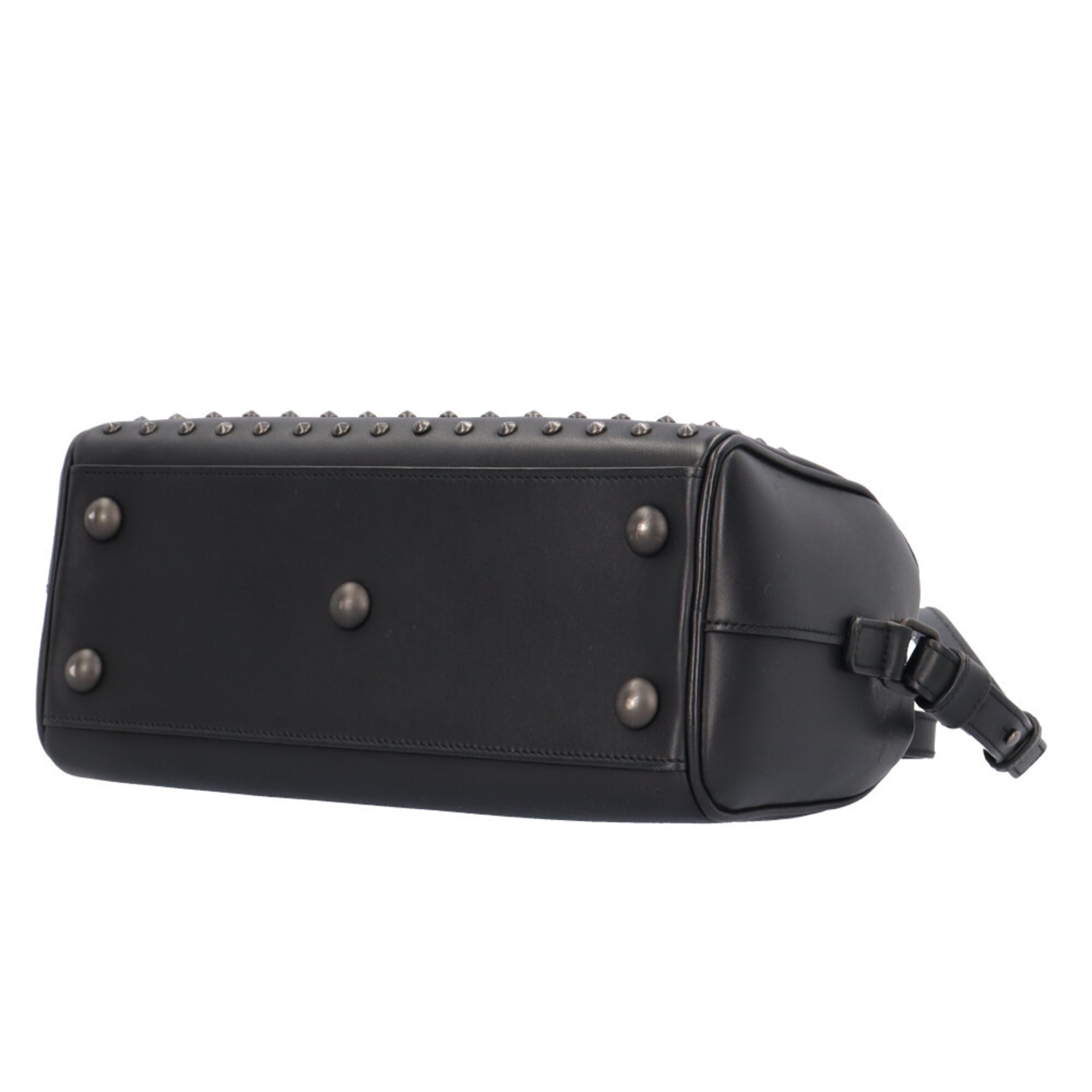 Saint Laurent Black Leather Shoulder Bag (Pre-Owned)
