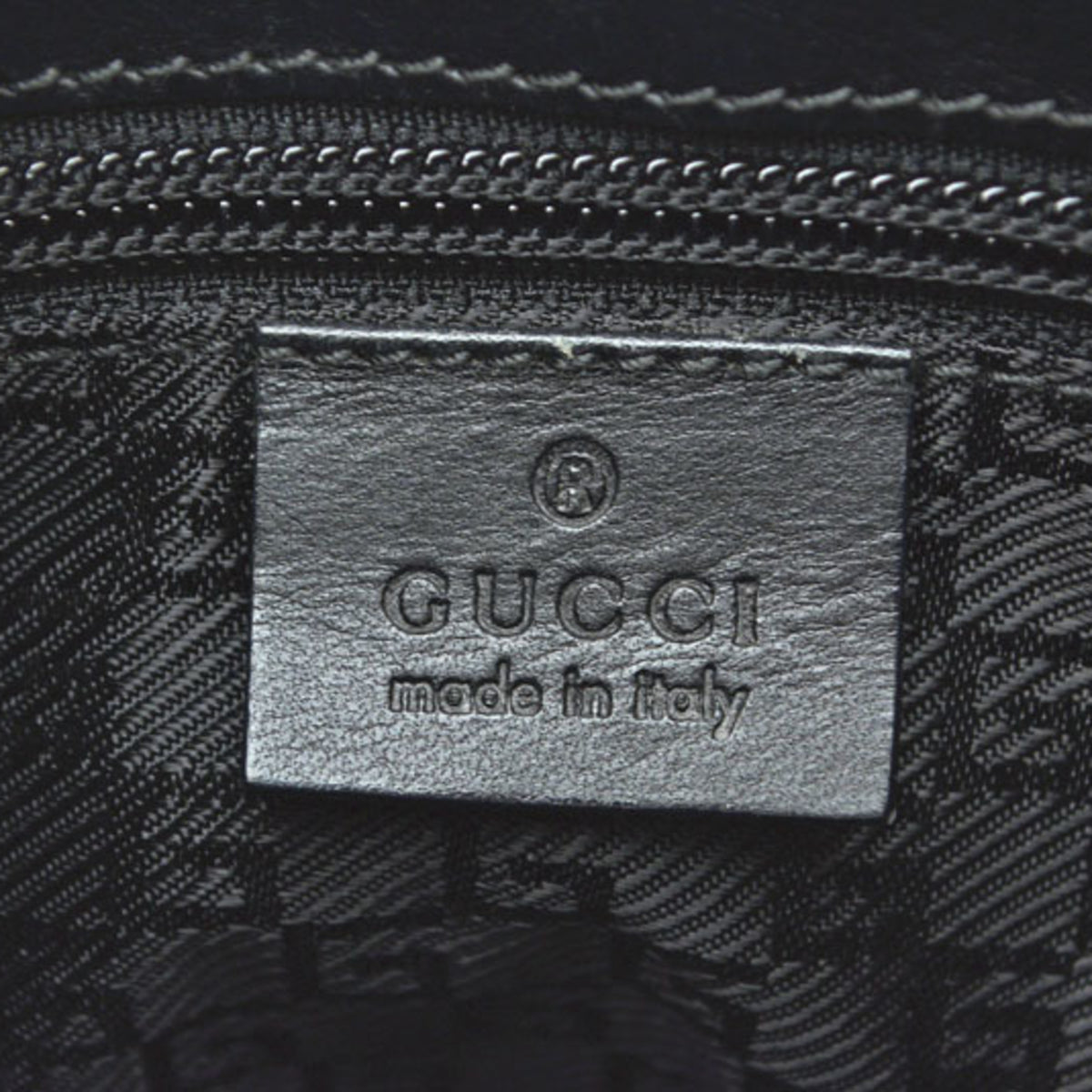 Gucci Black Leather Shoulder Bag (Pre-Owned)