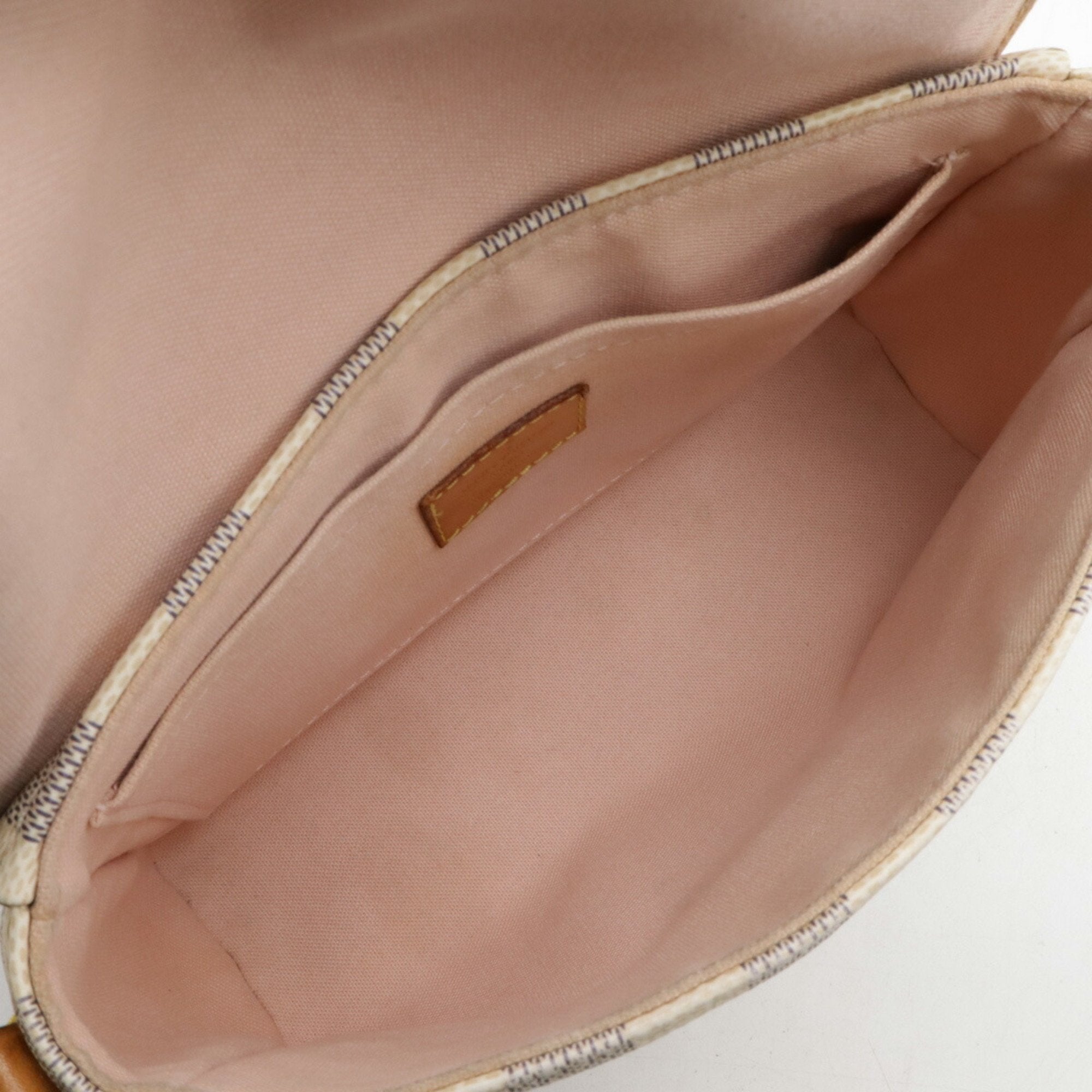 Louis Vuitton Ivory Pvc Handbag Shoulder Bag (Pre-Owned)