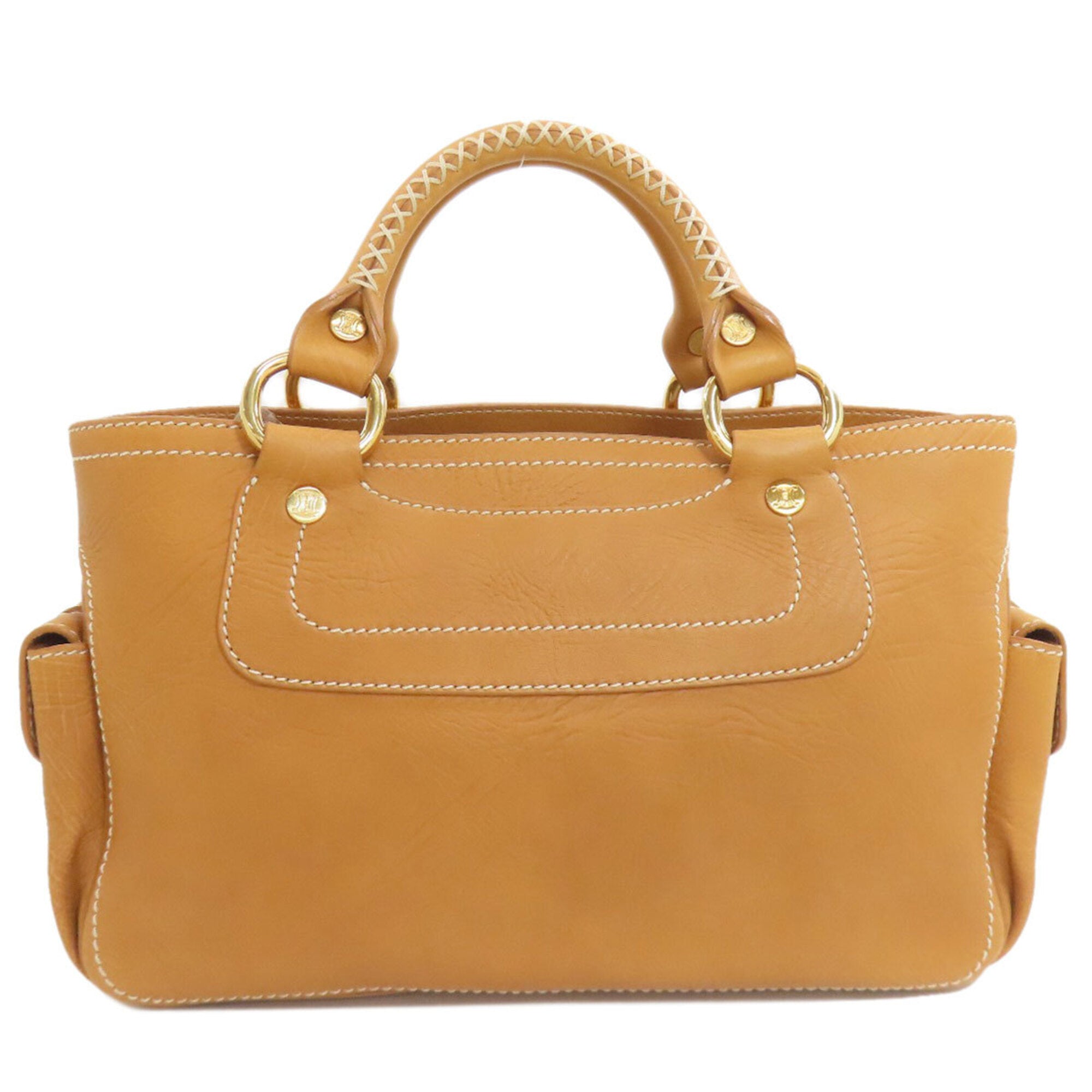 Celine Camel Leather Handbag (Pre-Owned)