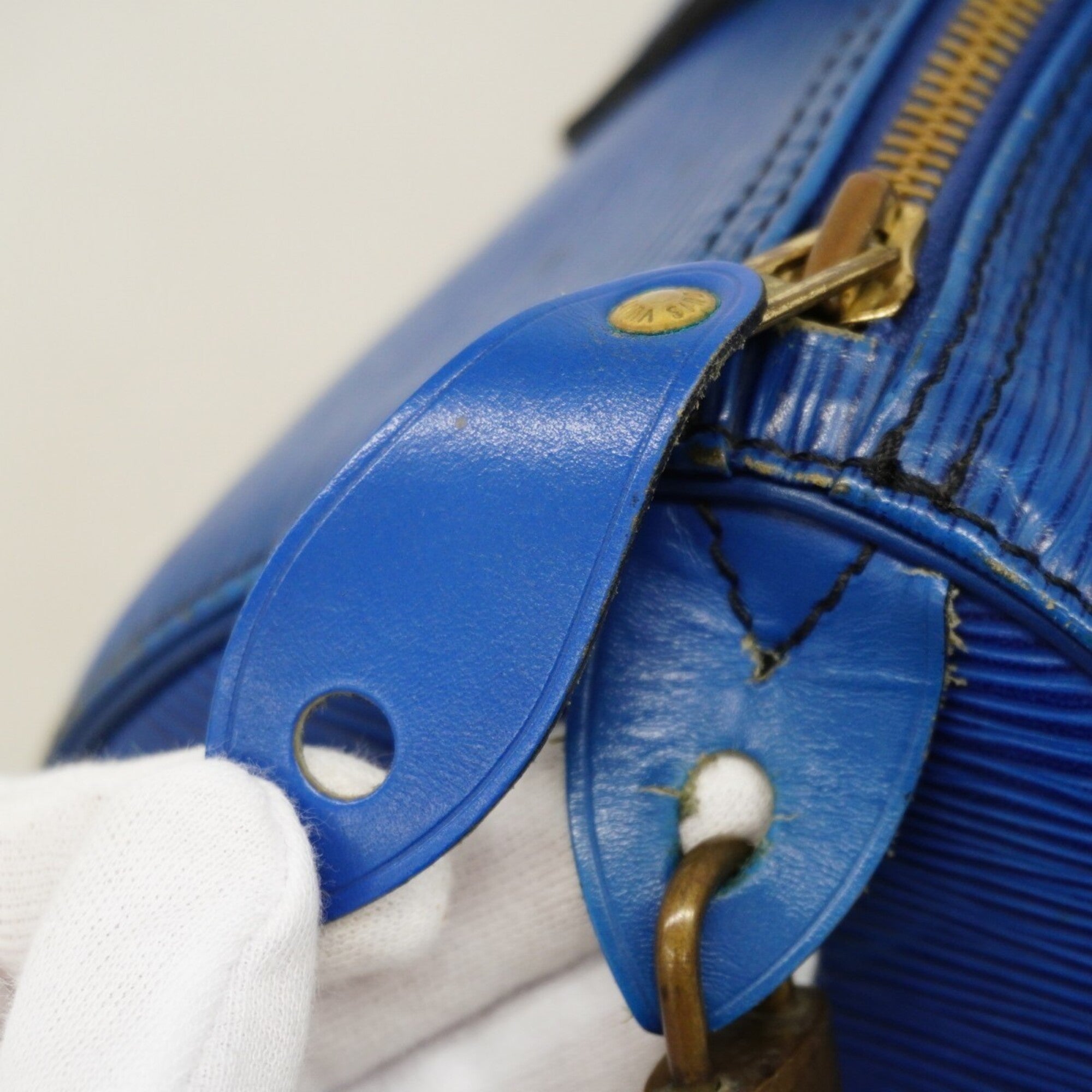 Louis Vuitton Toledo Blue Handbag (Pre-Owned)