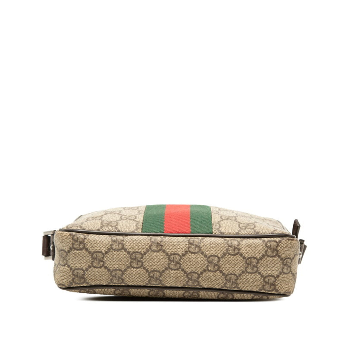 Gucci Beige Brown Pvc Leather Shoulder Bag (Pre-Owned)