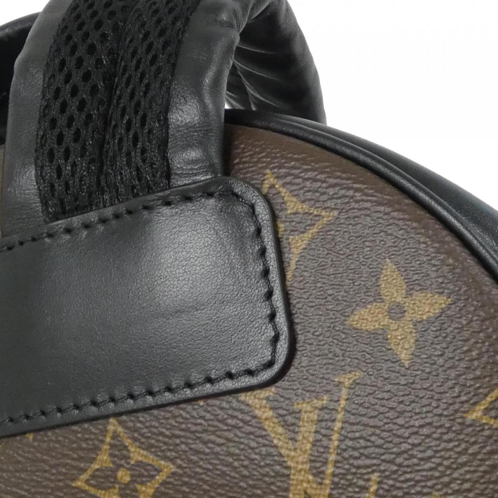 Louis Vuitton Monogram Macassar Marron Coated Canvas Backpack (Pre-Owned)