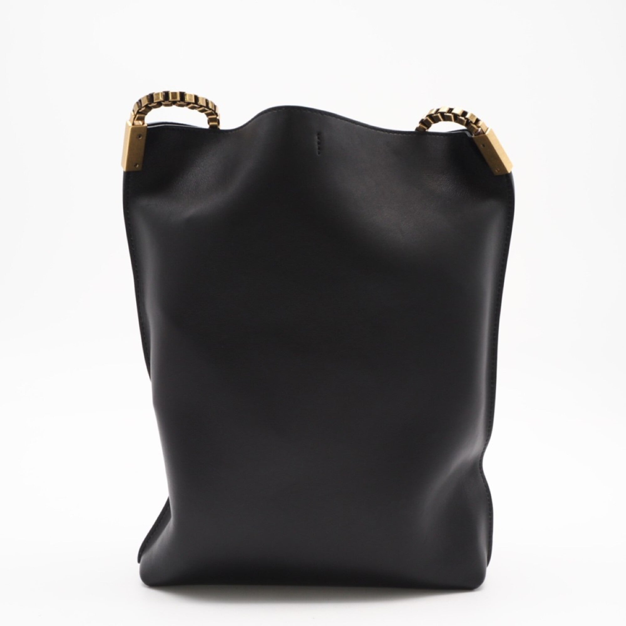 Yves Saint Laurent Black Leather Shoulder Bag (Pre-Owned)