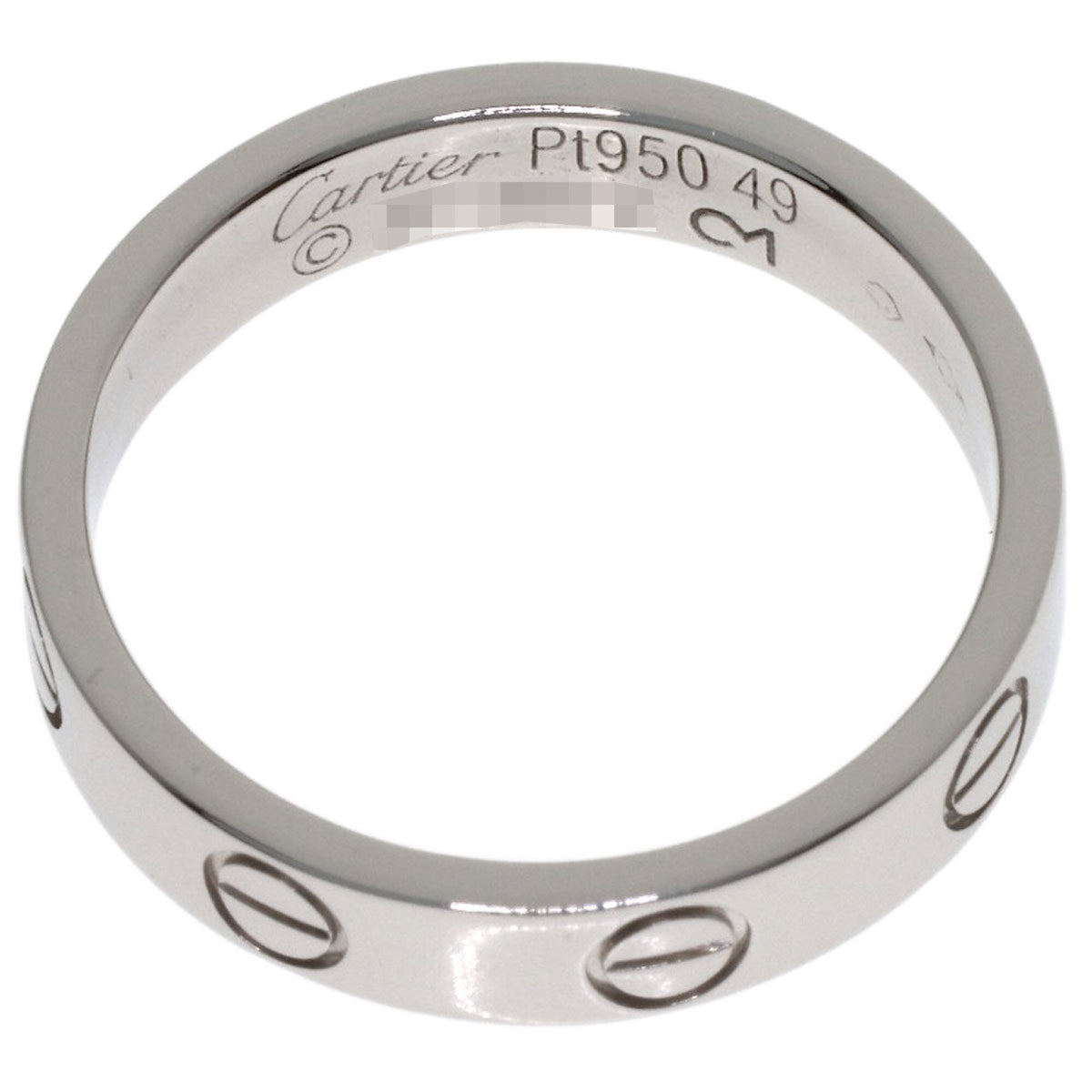 Cartier Platinum 950 Band Ring (Pre-Owned)